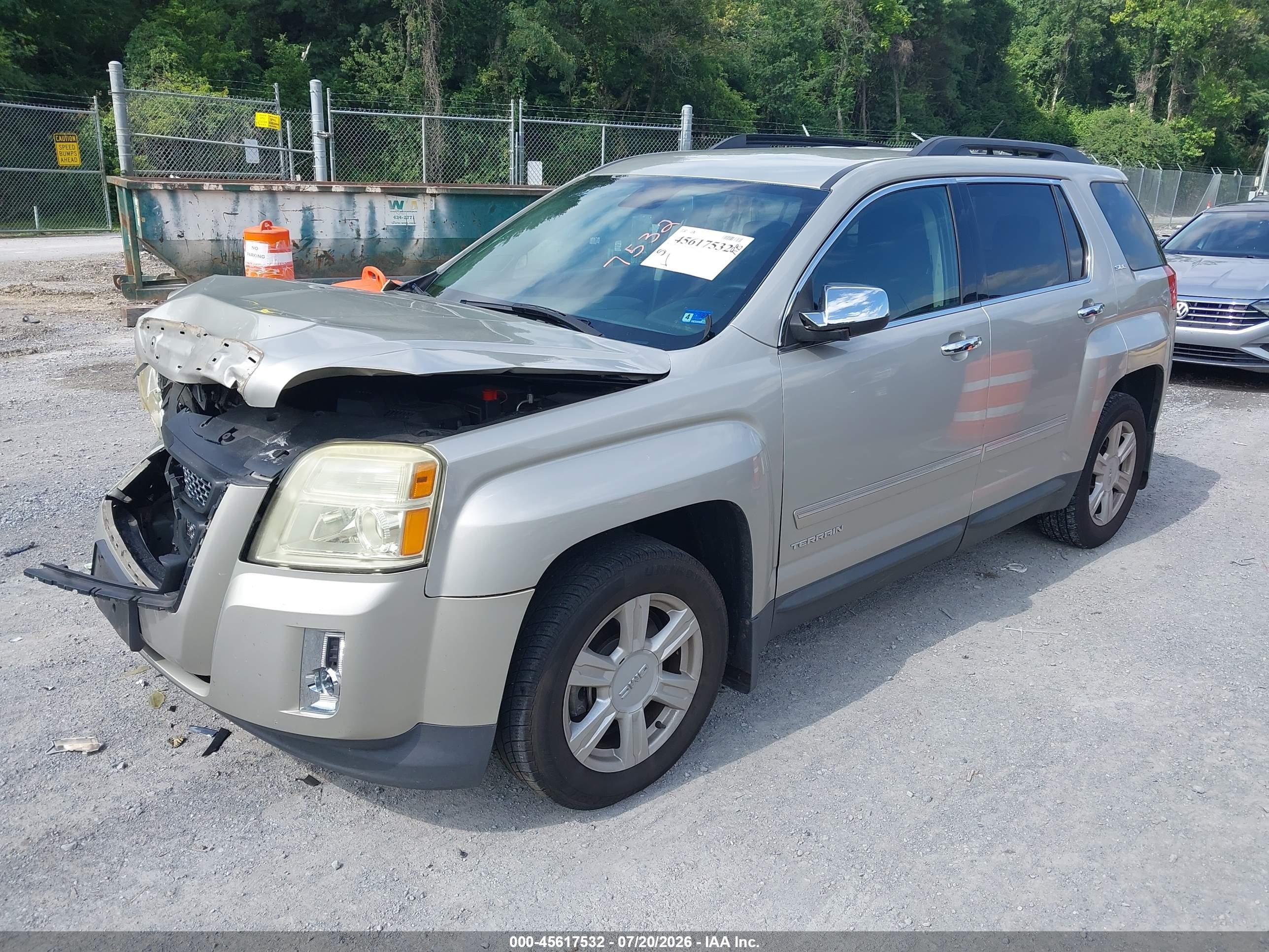 2014 Gmc Terrain Sle-2 Gold vin: 2GKFLWEK3E6197439