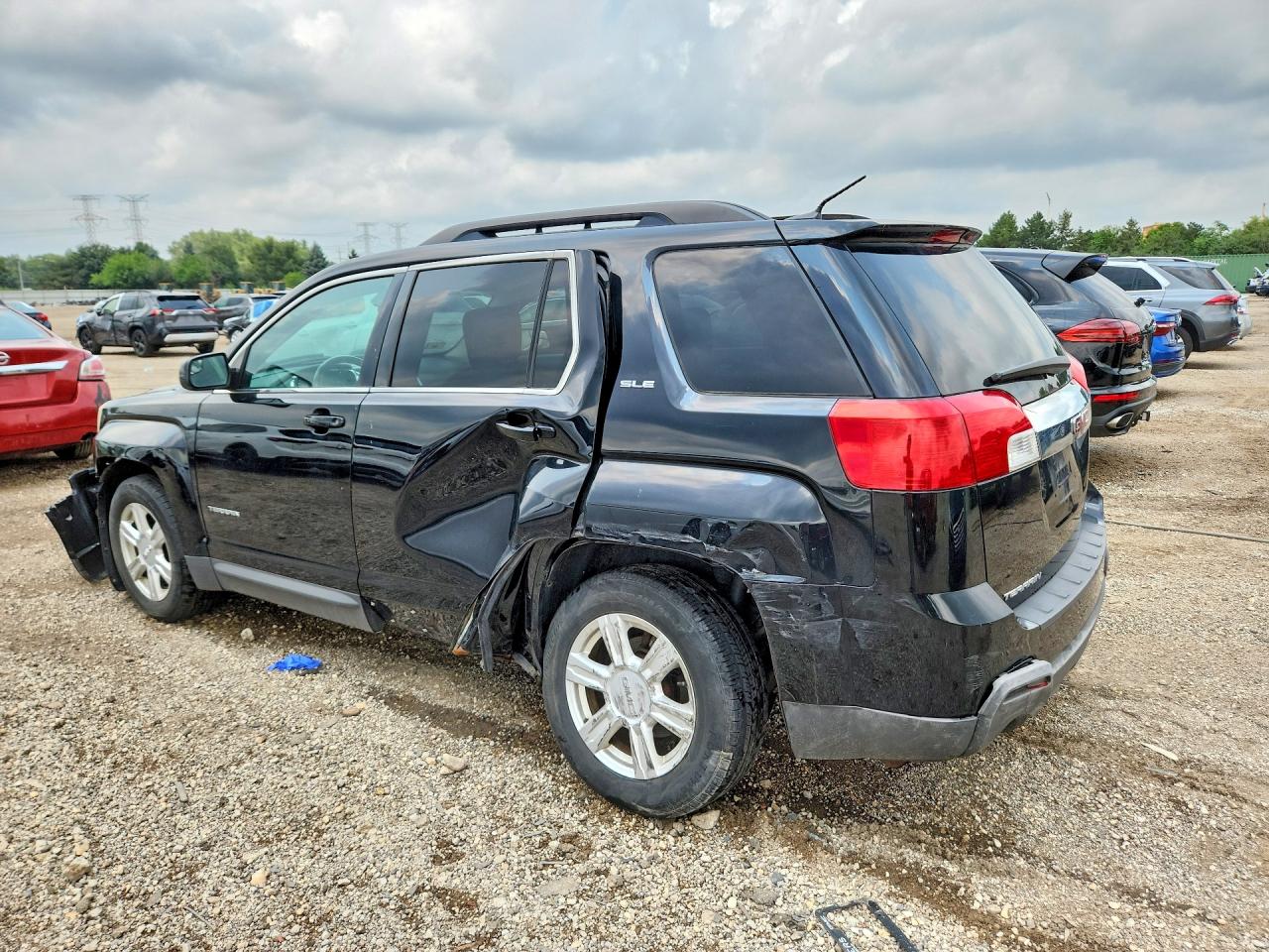 2014 Gmc Terrain Sle Черный vin: 2GKFLWEK3E6334637