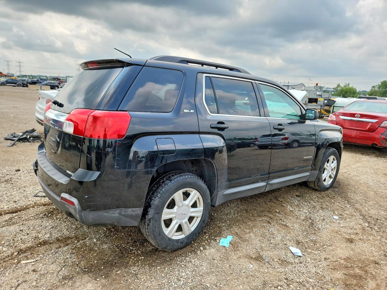 2014 Gmc Terrain Sle Черный vin: 2GKFLWEK3E6334637