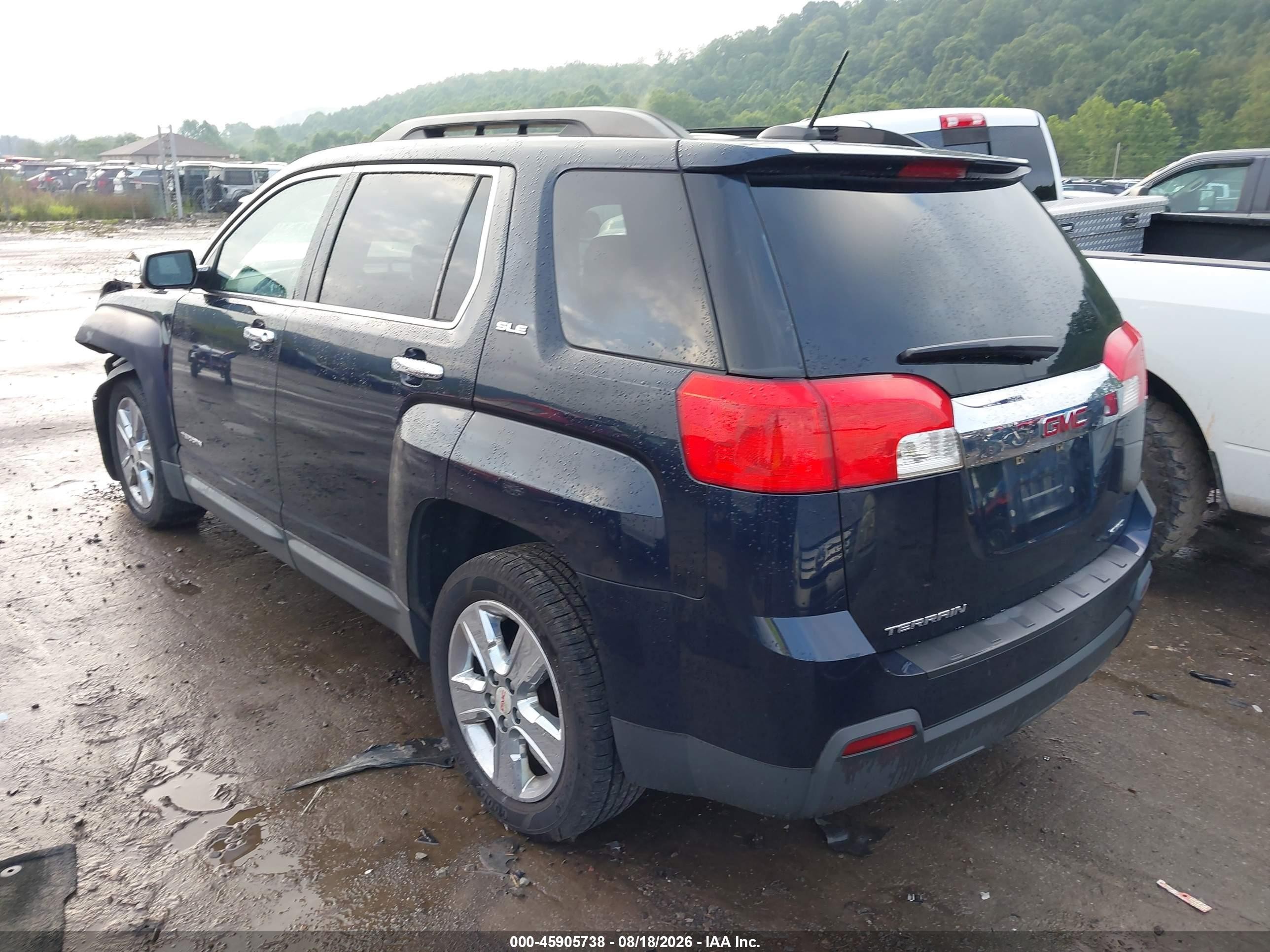 2015 Gmc Terrain Sle-2 Blue vin: 2GKFLWEK3F6199922
