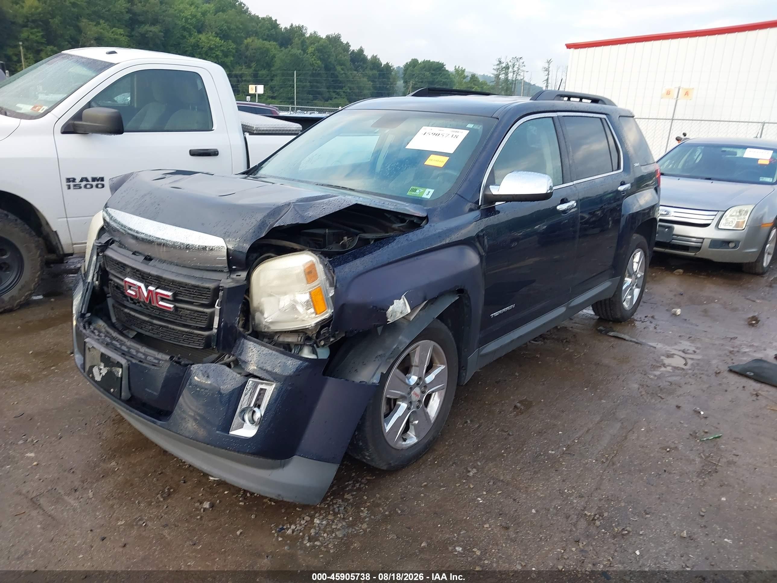 2015 Gmc Terrain Sle-2 Blue vin: 2GKFLWEK3F6199922