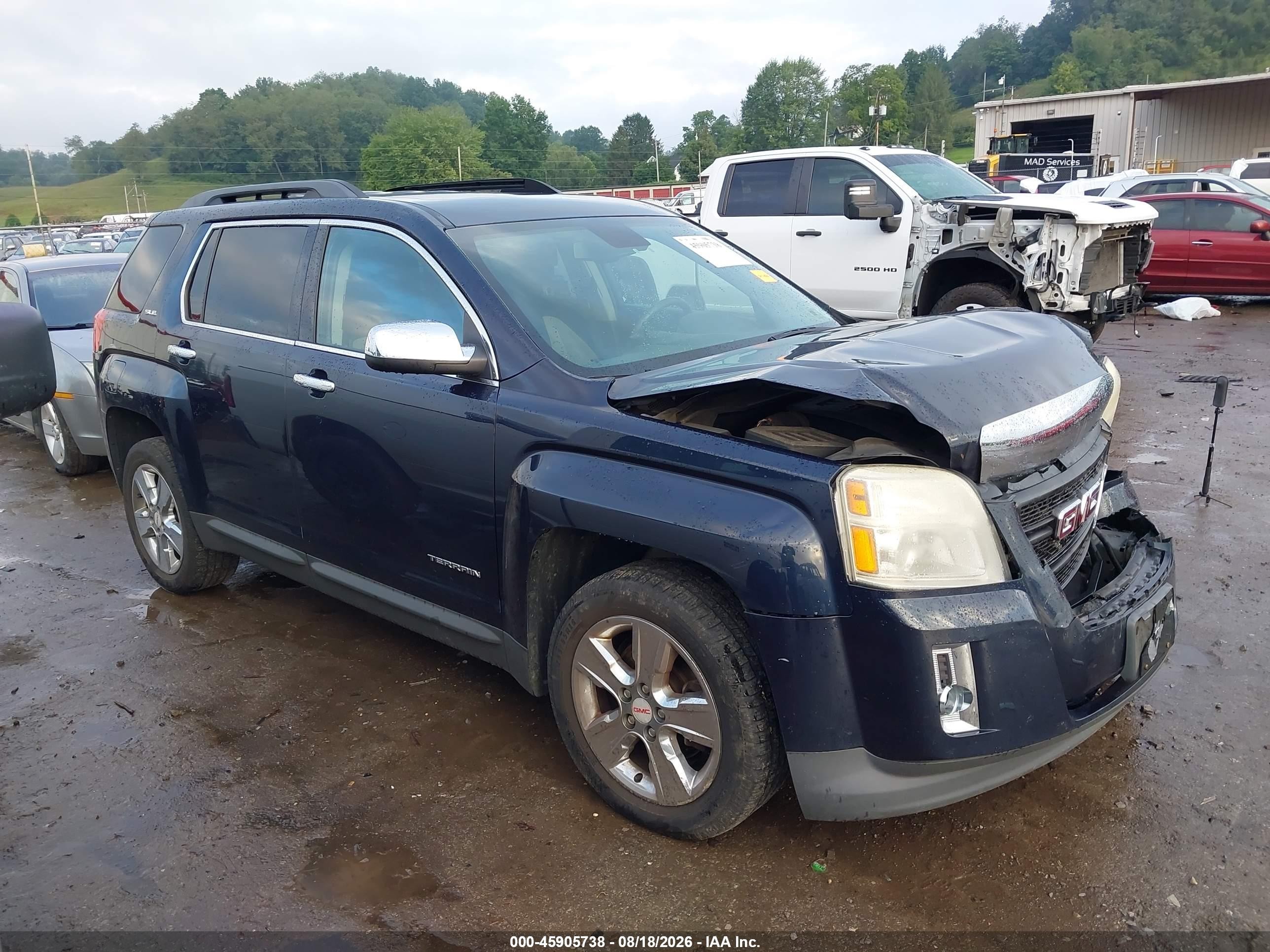 2015 Gmc Terrain Sle-2 Blue vin: 2GKFLWEK3F6199922