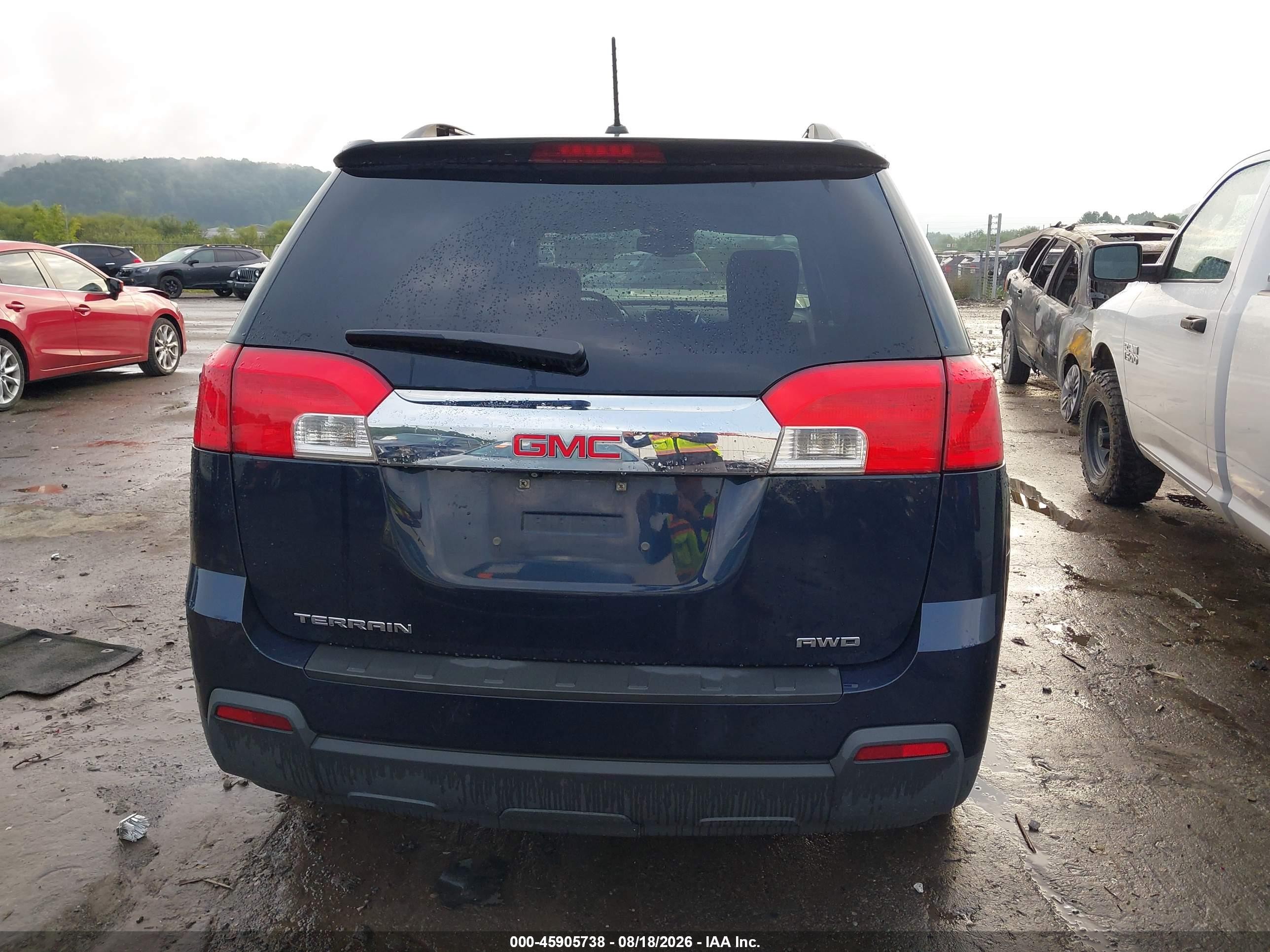 2015 Gmc Terrain Sle-2 Blue vin: 2GKFLWEK3F6199922
