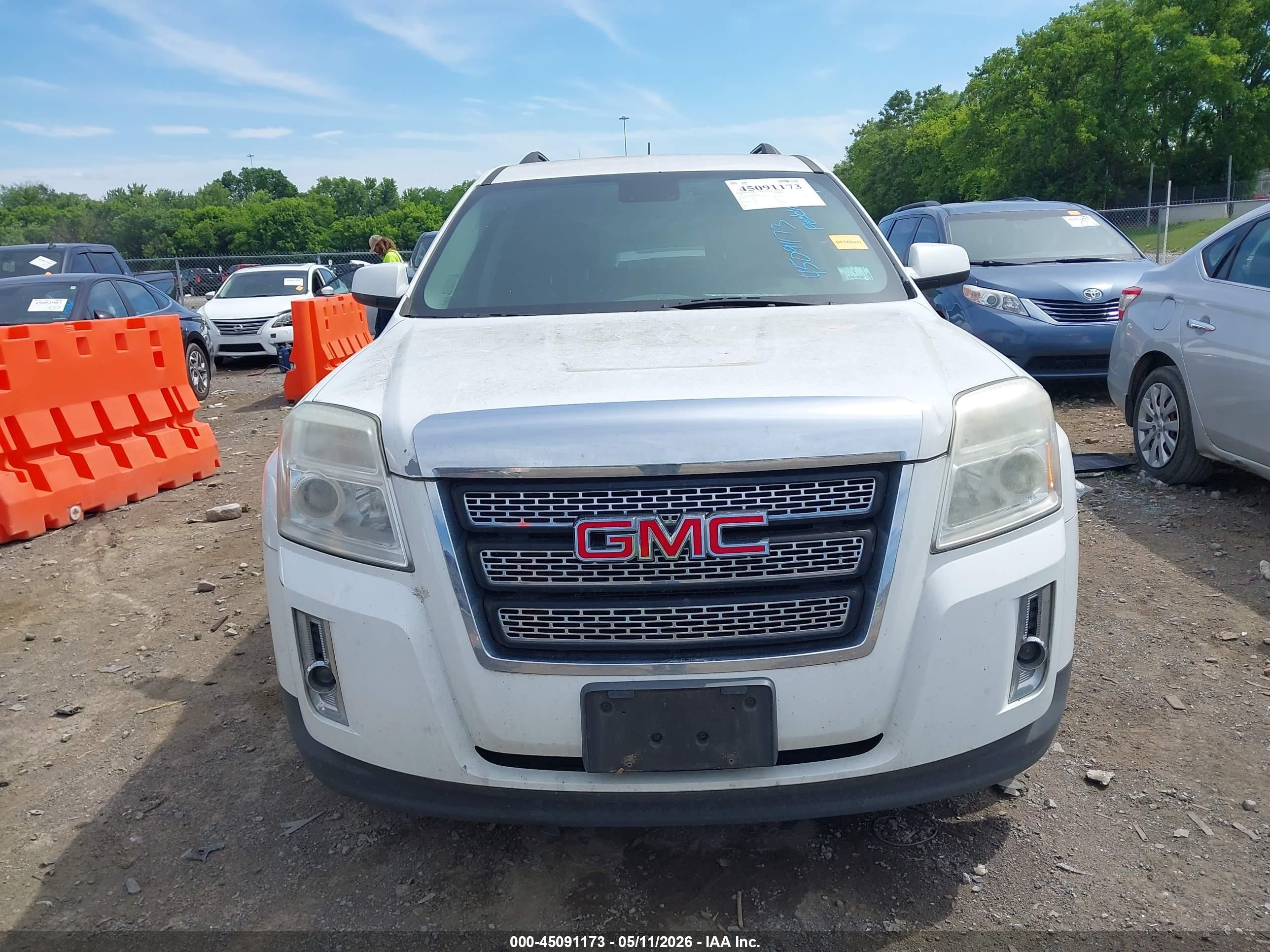 2014 Gmc Terrain Sle-2 White vin: 2GKFLWEK4E6228553