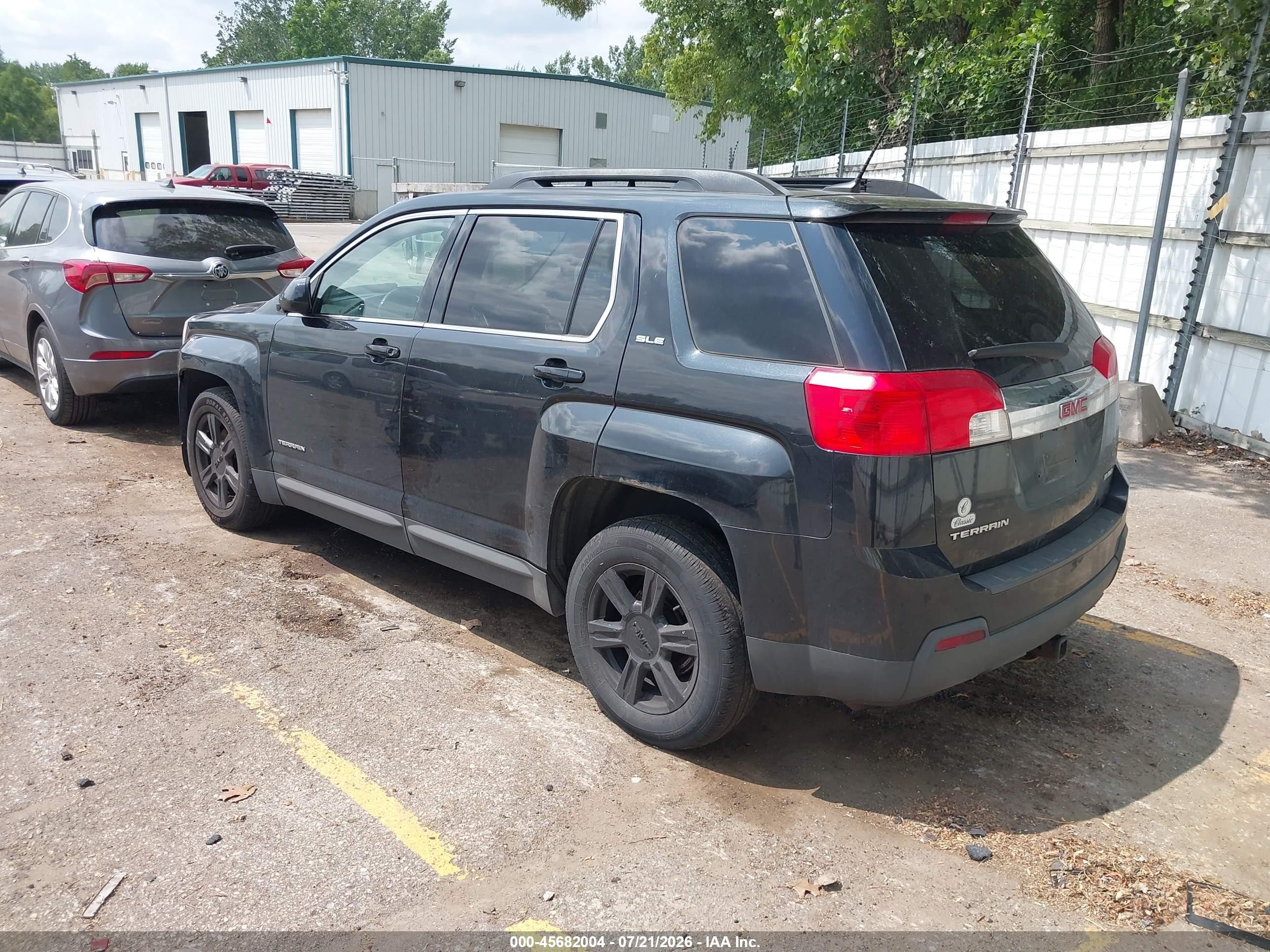 2014 Gmc Terrain Sle-2 Black vin: 2GKFLWEK4E6327809