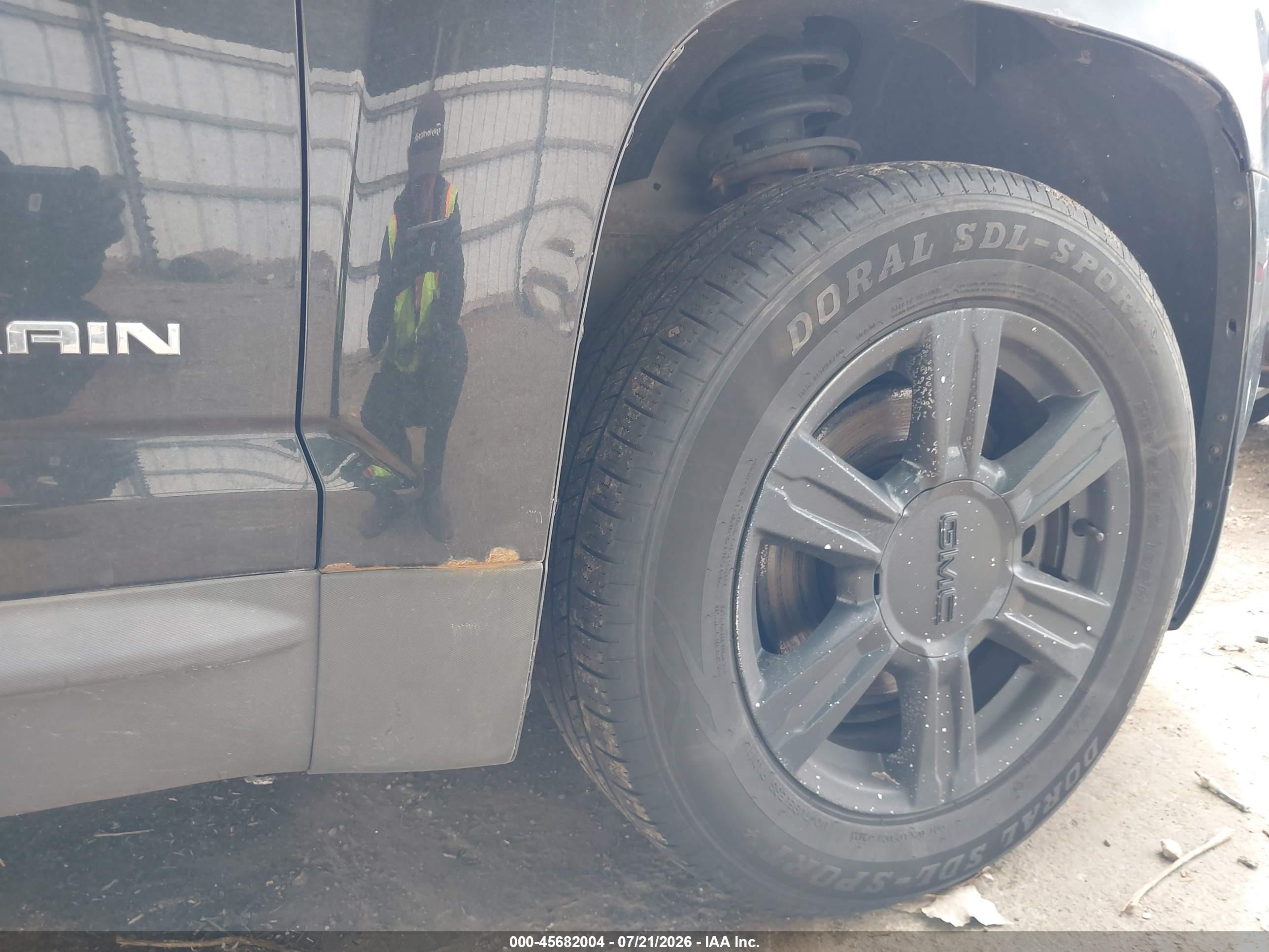 2014 Gmc Terrain Sle-2 Black vin: 2GKFLWEK4E6327809