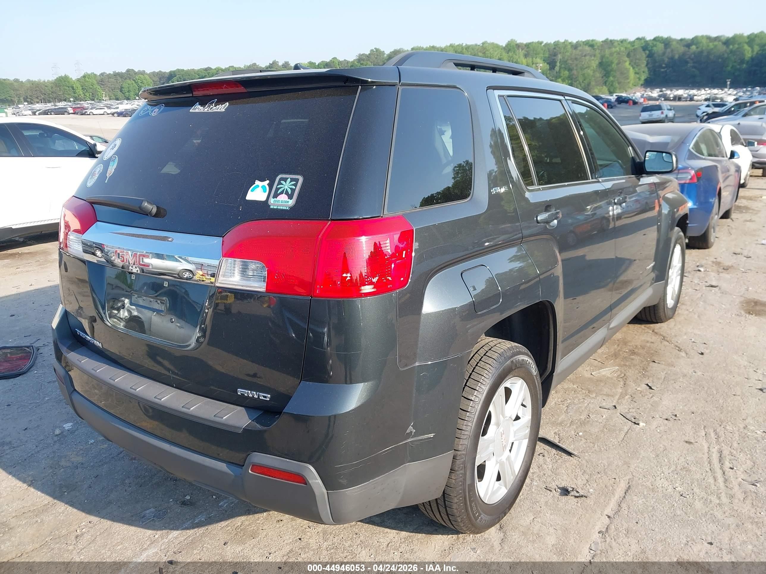2014 Gmc Terrain Sle-2 Gray vin: 2GKFLWEK4E6354802