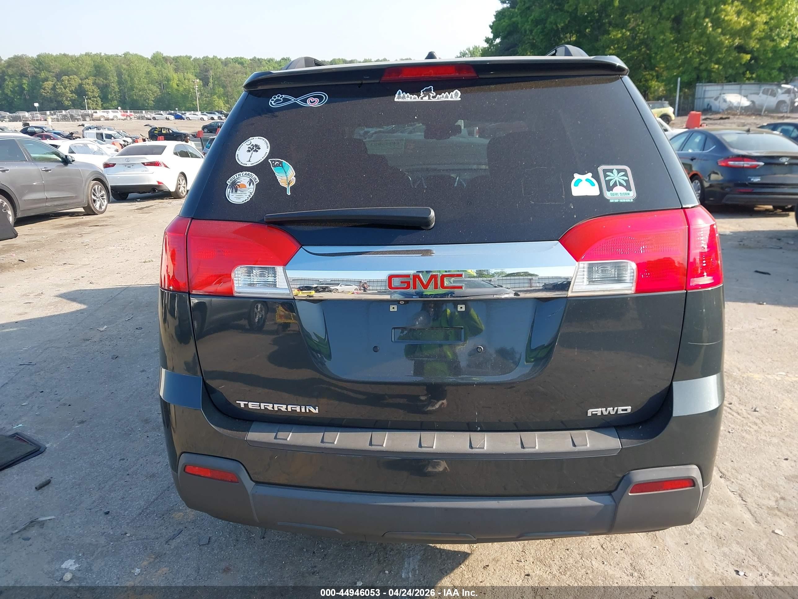 2014 Gmc Terrain Sle-2 Gray vin: 2GKFLWEK4E6354802
