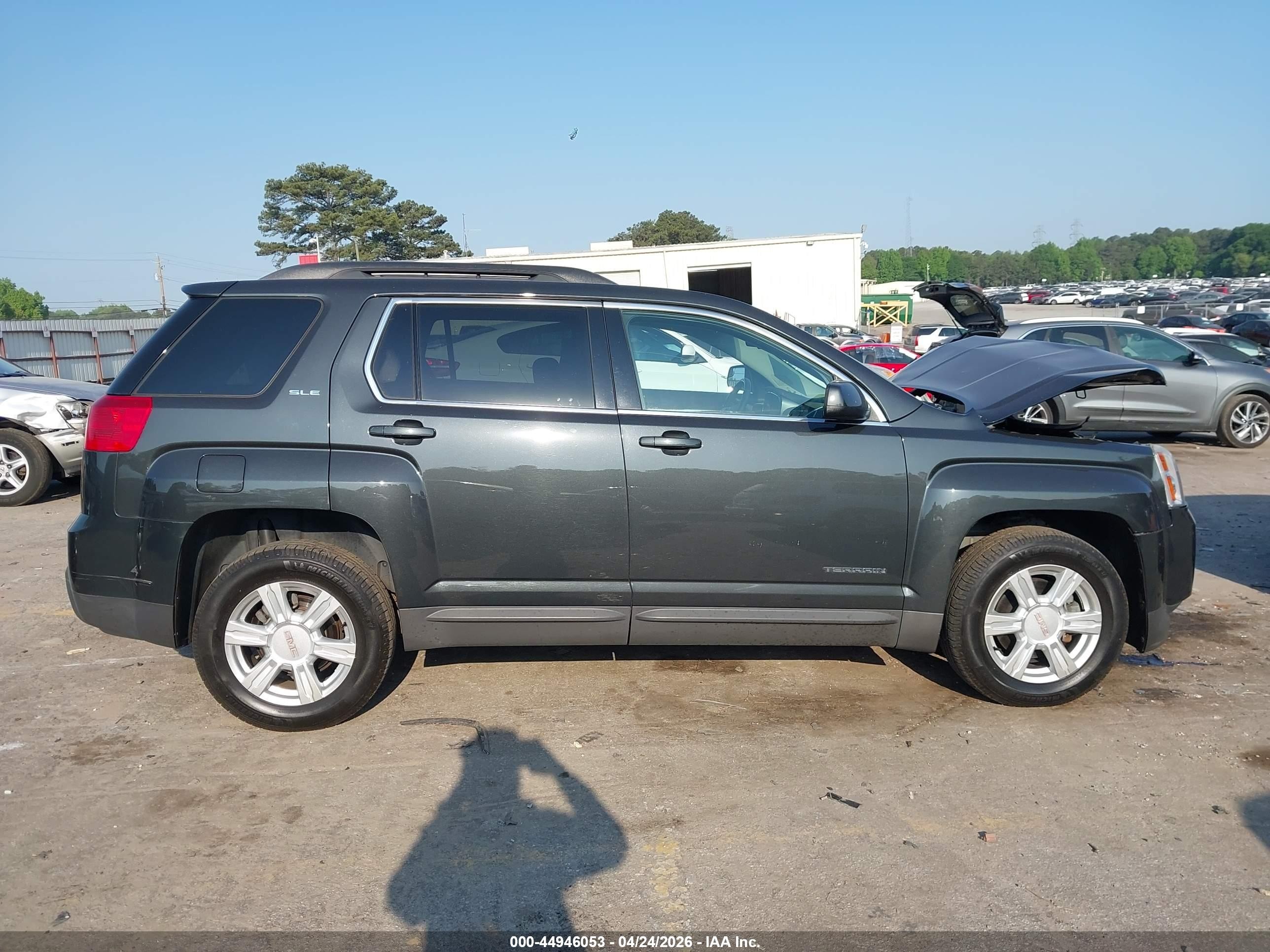 2014 Gmc Terrain Sle-2 Gray vin: 2GKFLWEK4E6354802