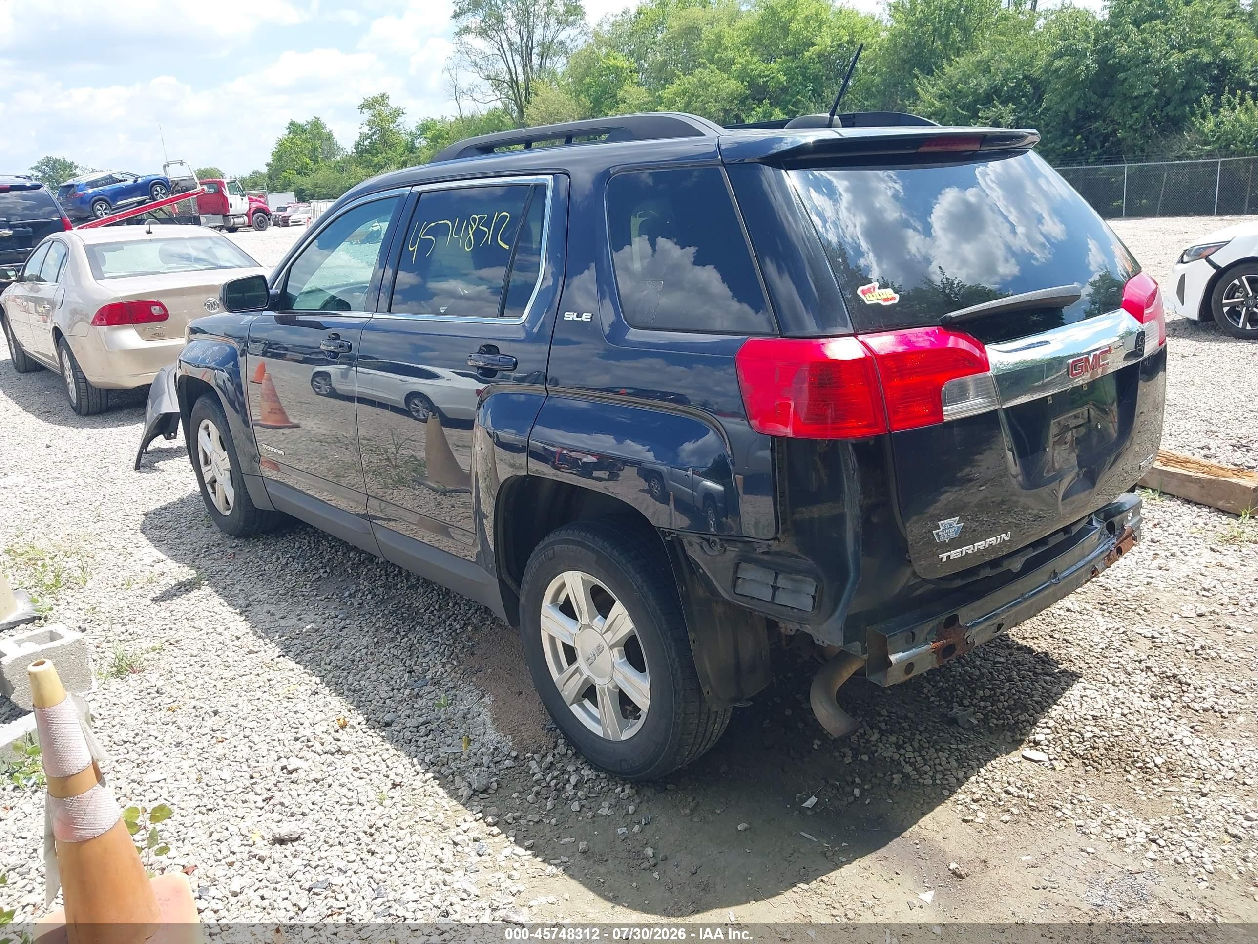 2015 Gmc Terrain Sle-2 Черный vin: 2GKFLWEK4F6121696