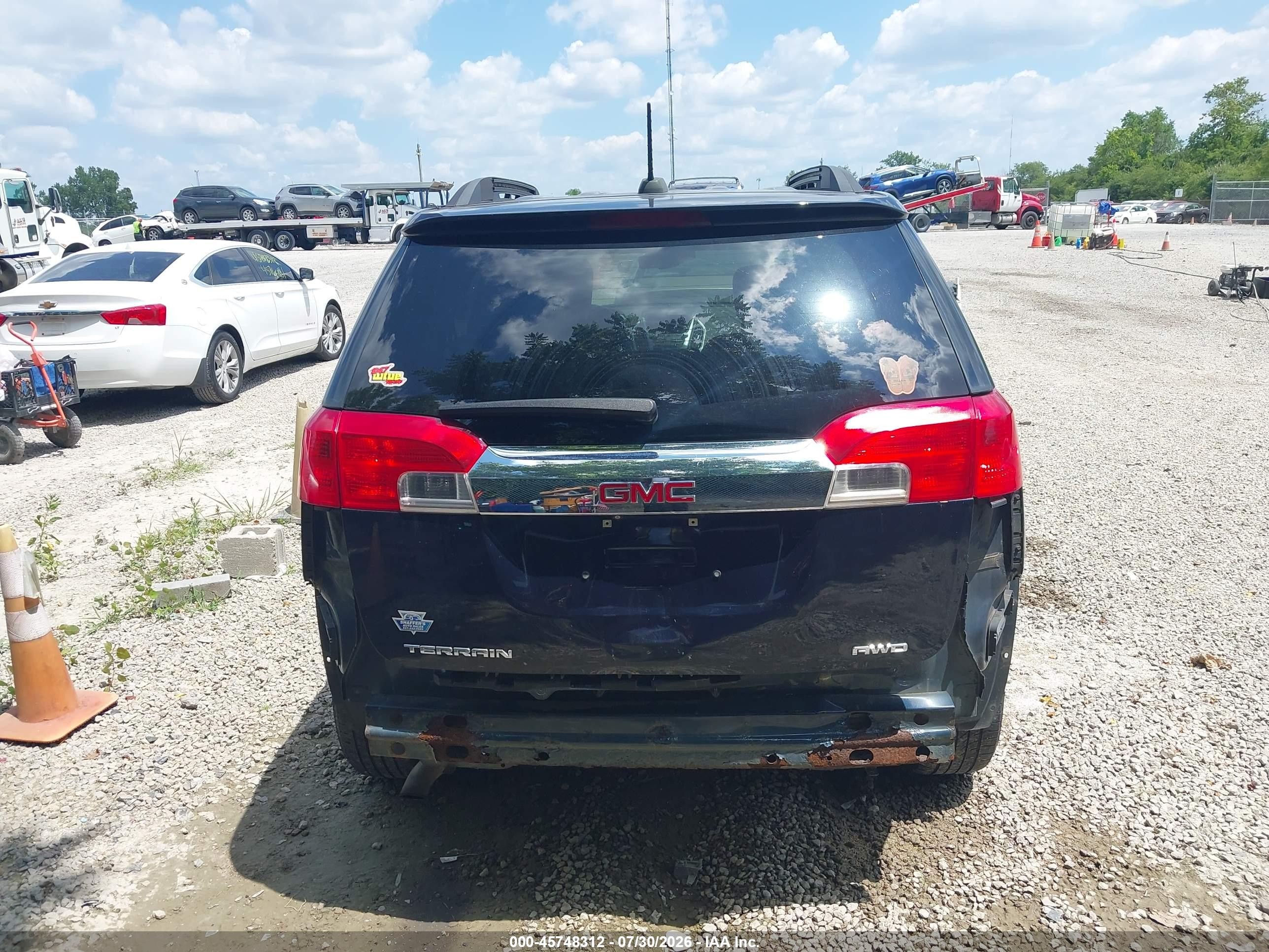 2015 Gmc Terrain Sle-2 Черный vin: 2GKFLWEK4F6121696