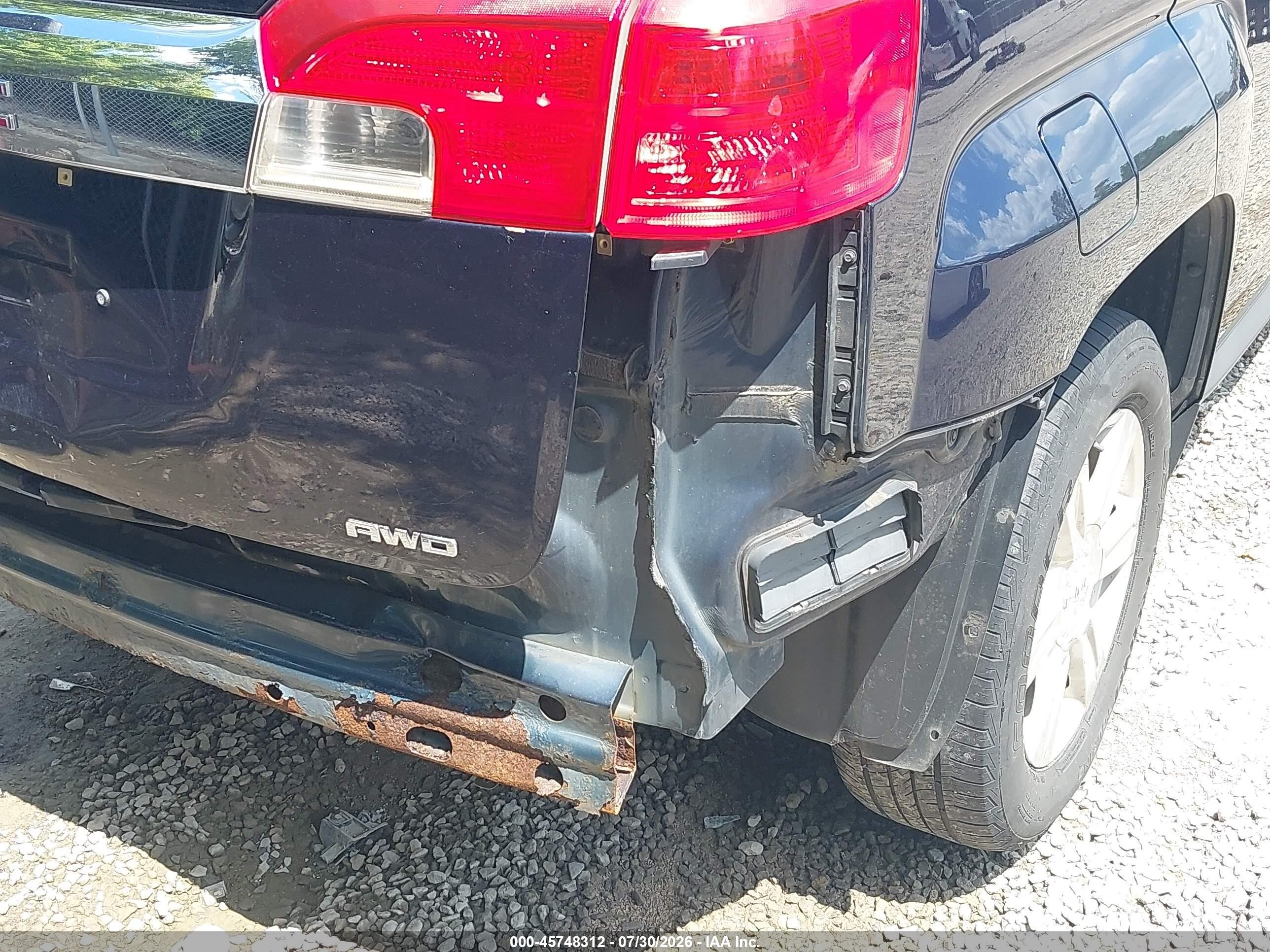 2015 Gmc Terrain Sle-2 Черный vin: 2GKFLWEK4F6121696