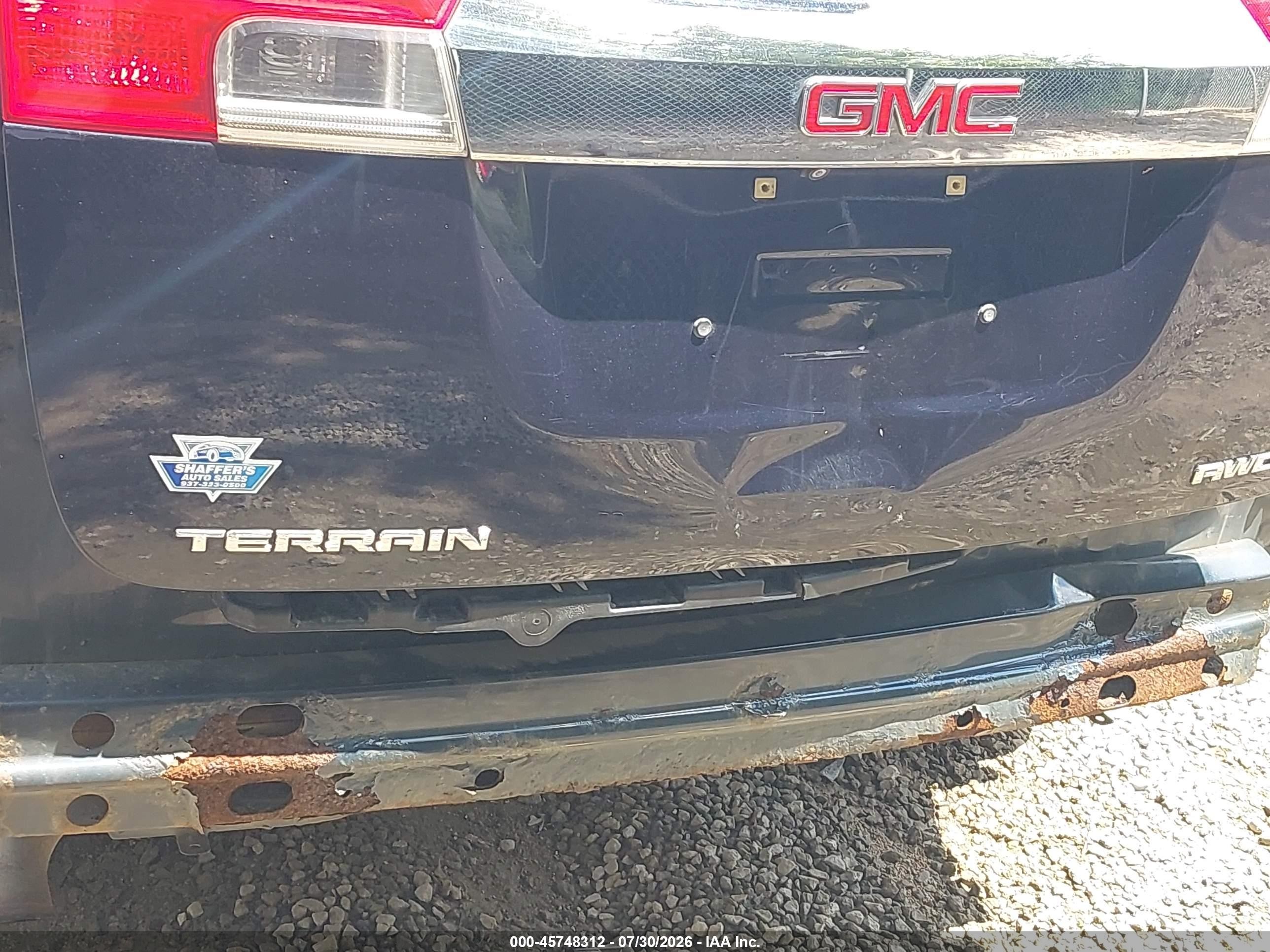 2015 Gmc Terrain Sle-2 Черный vin: 2GKFLWEK4F6121696