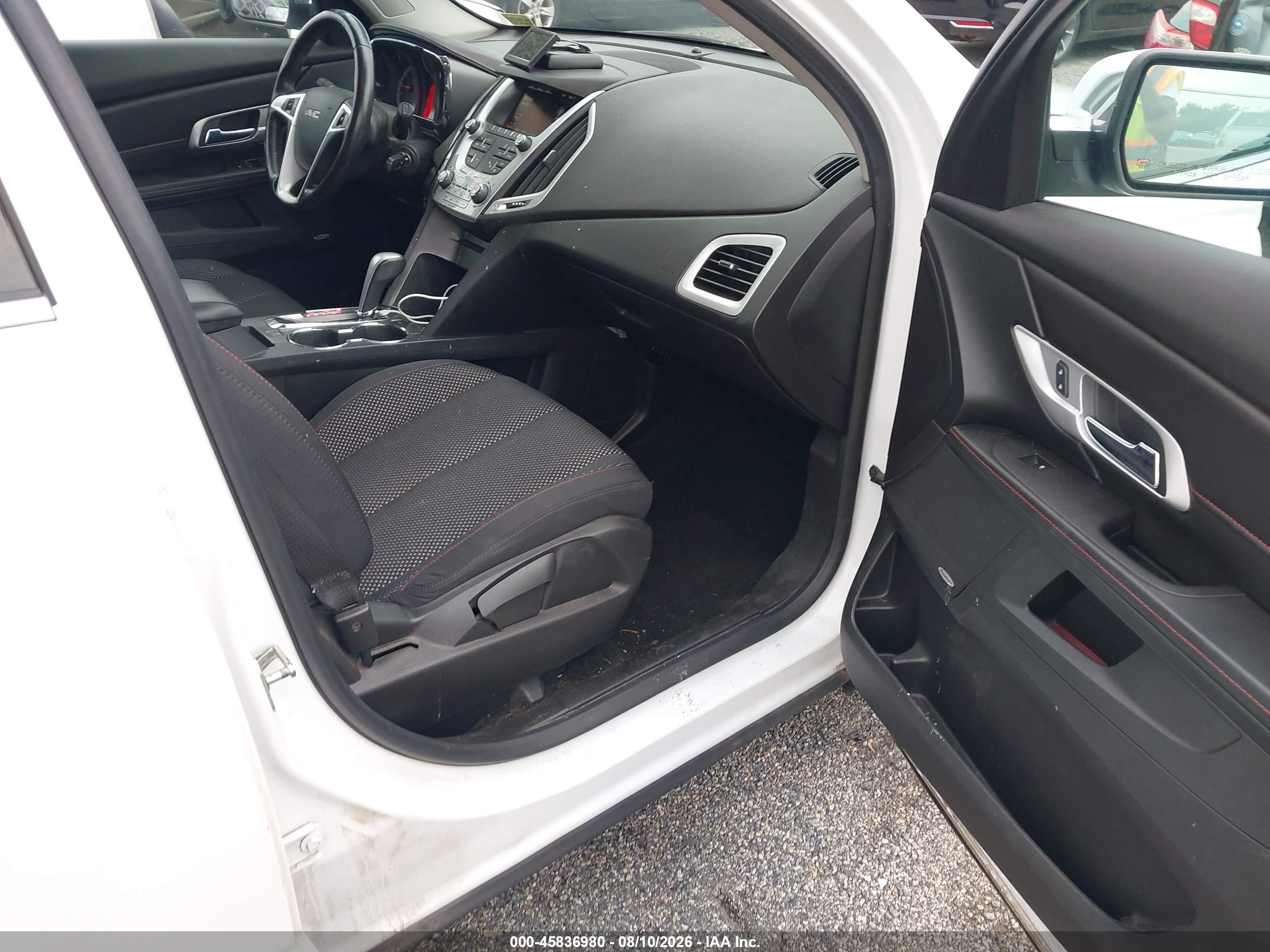 2015 Gmc Terrain Sle-2 White vin: 2GKFLWEK4F6140460