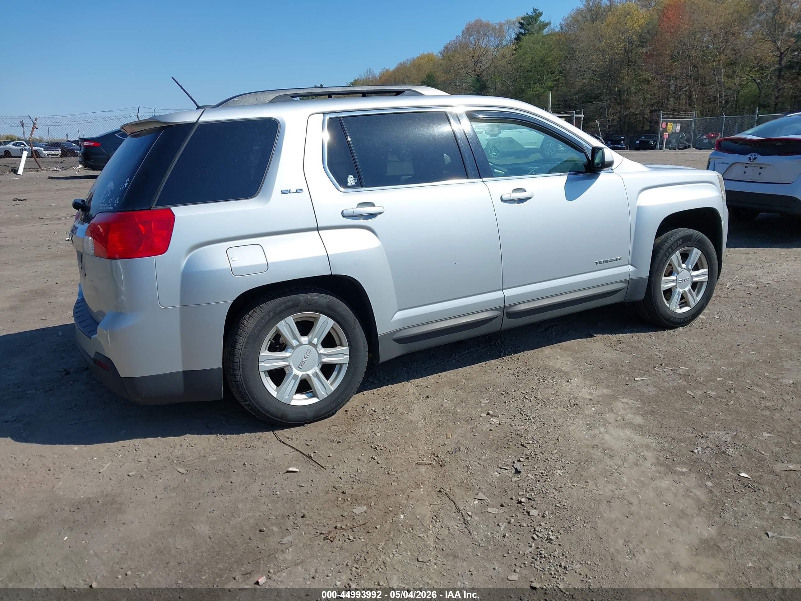 2015 Gmc Terrain Sle-2 Silver vin: 2GKFLWEK4F6162359