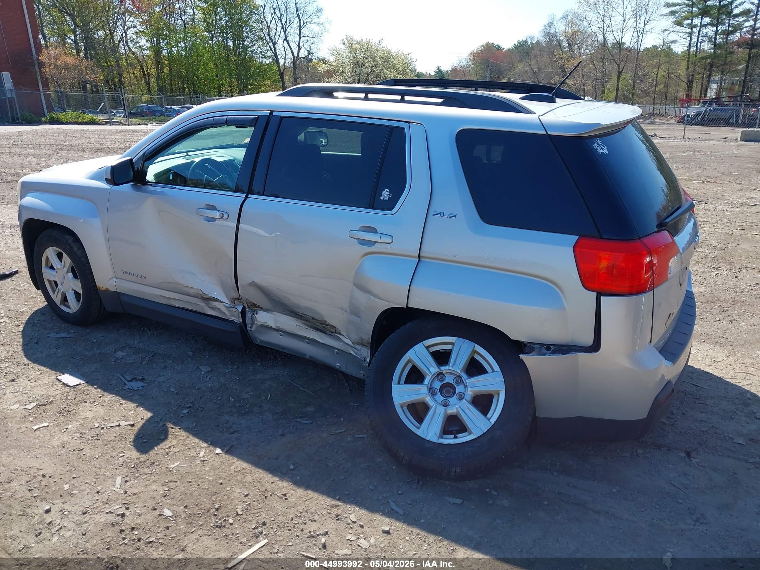 2015 Gmc Terrain Sle-2 Silver vin: 2GKFLWEK4F6162359