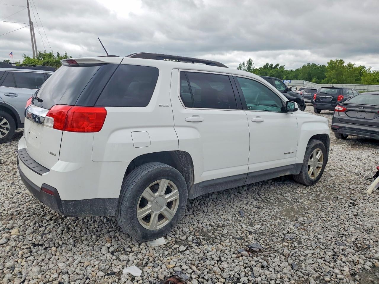 2015 Gmc Terrain Sle White vin: 2GKFLWEK4F6220048