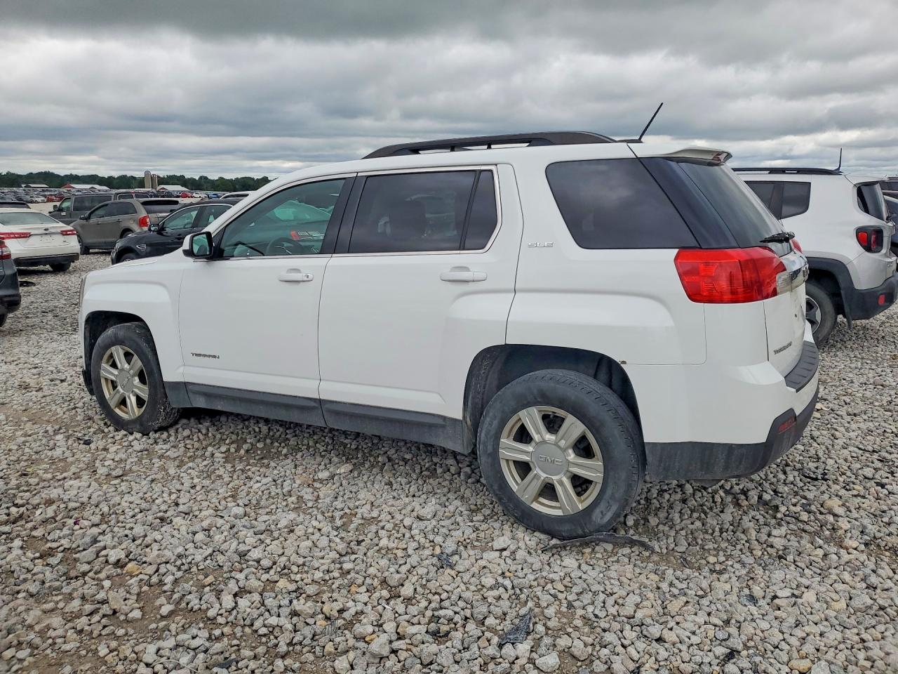 2015 Gmc Terrain Sle White vin: 2GKFLWEK4F6220048