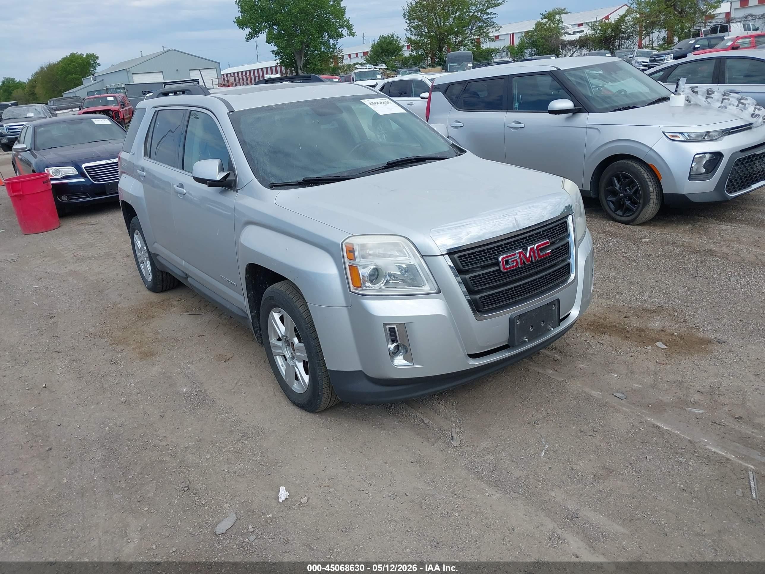 2015 Gmc Terrain Sle-2 Silver vin: 2GKFLWEK5F6201878