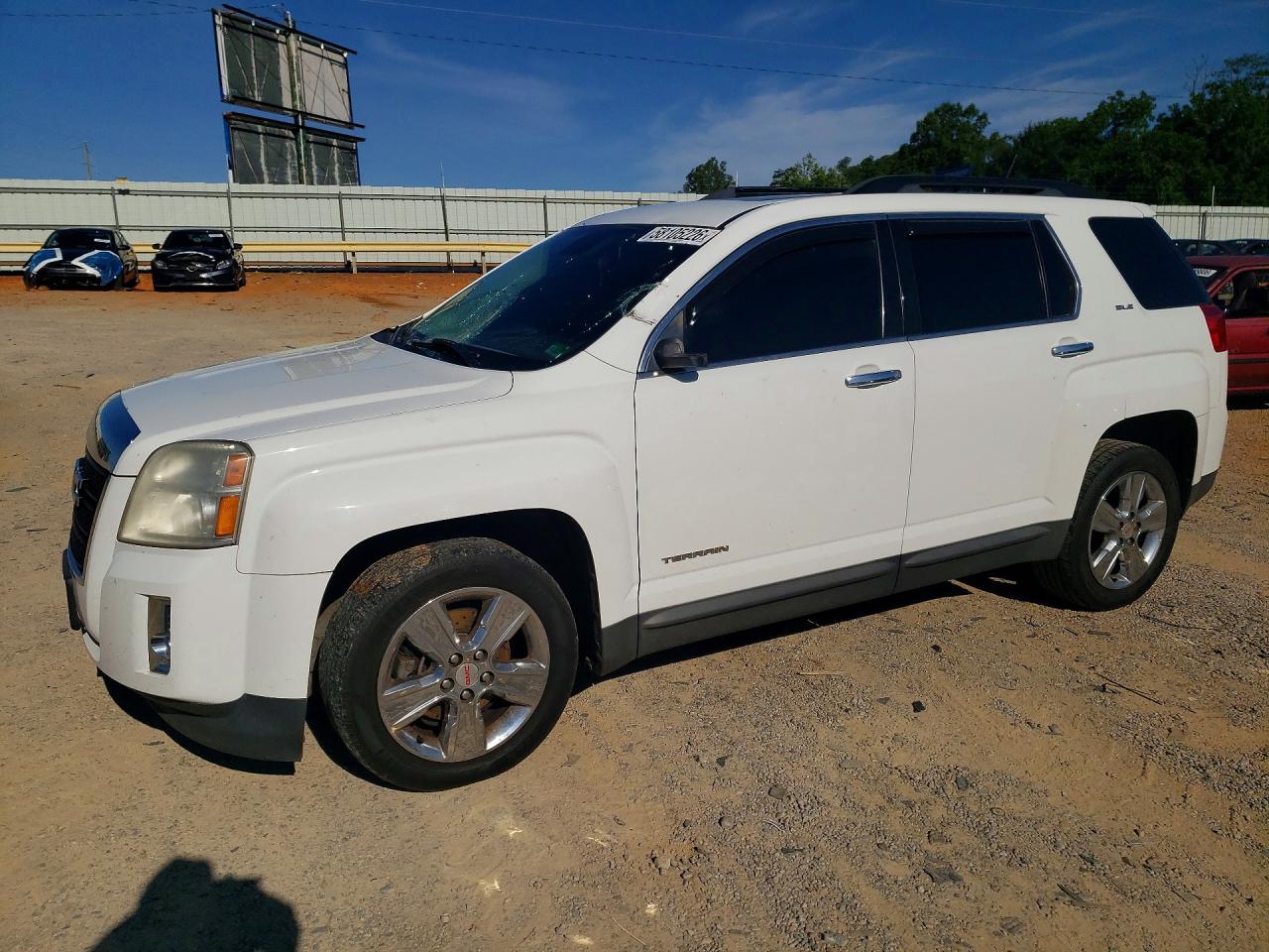 2015 Gmc Terrain Sle White vin: 2GKFLWEK5F6265869