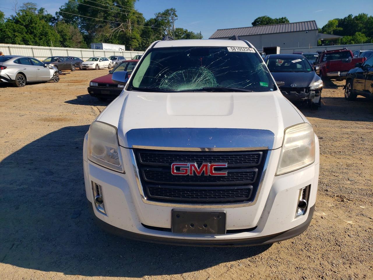 2015 Gmc Terrain Sle White vin: 2GKFLWEK5F6265869