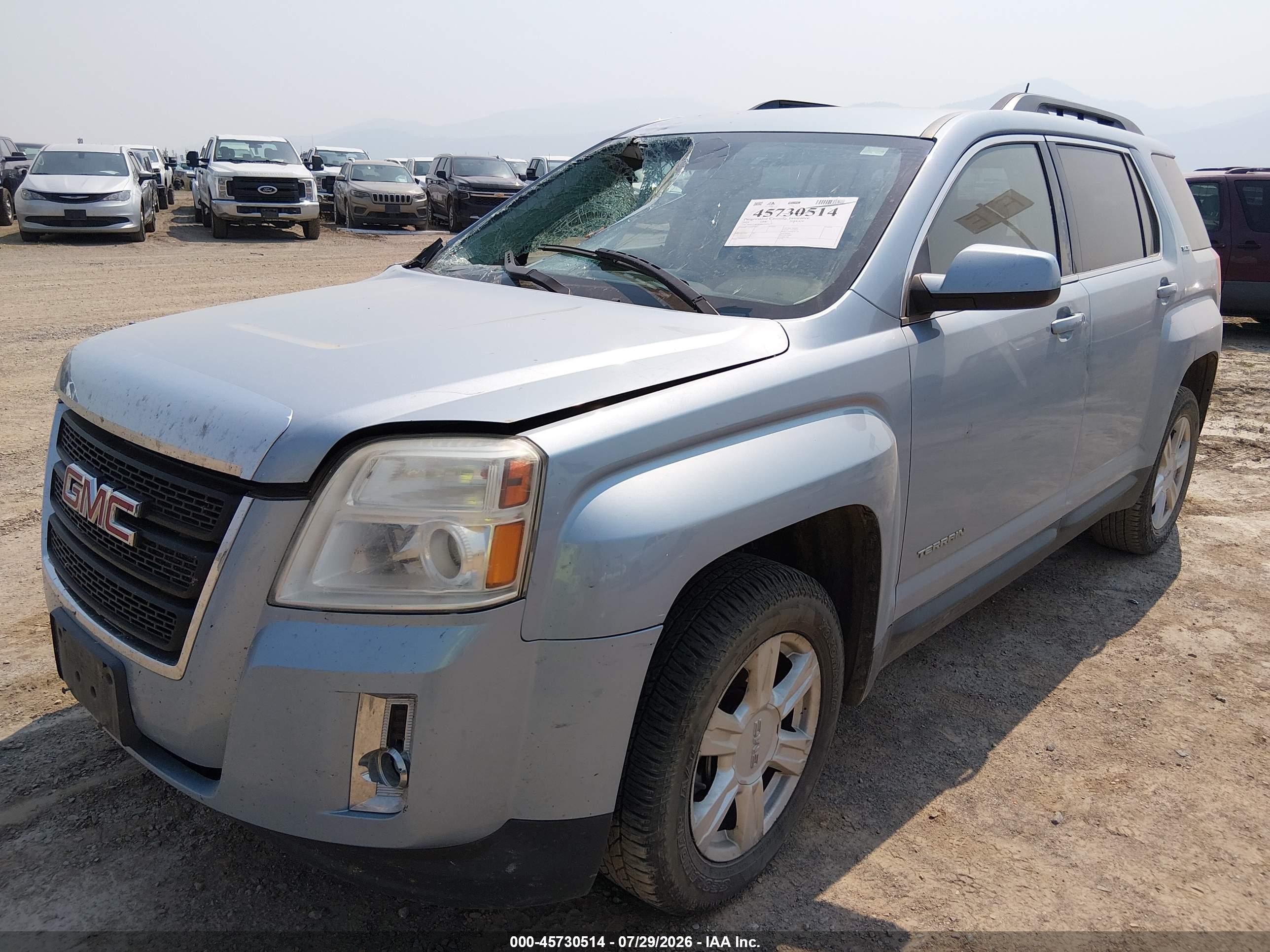 2014 Gmc Terrain Sle-2 Серебряный vin: 2GKFLWEK6E6206313