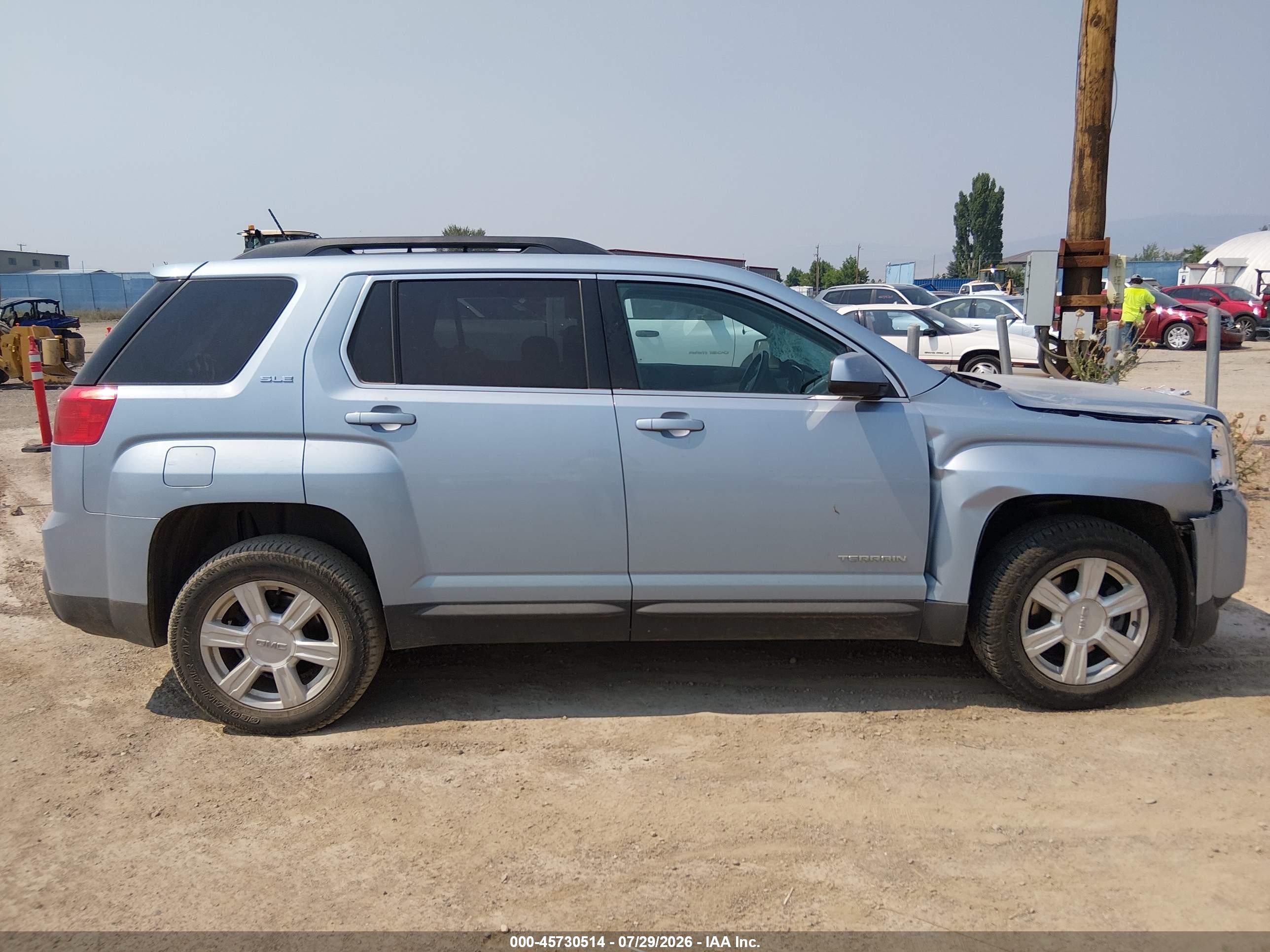 2014 Gmc Terrain Sle-2 Серебряный vin: 2GKFLWEK6E6206313