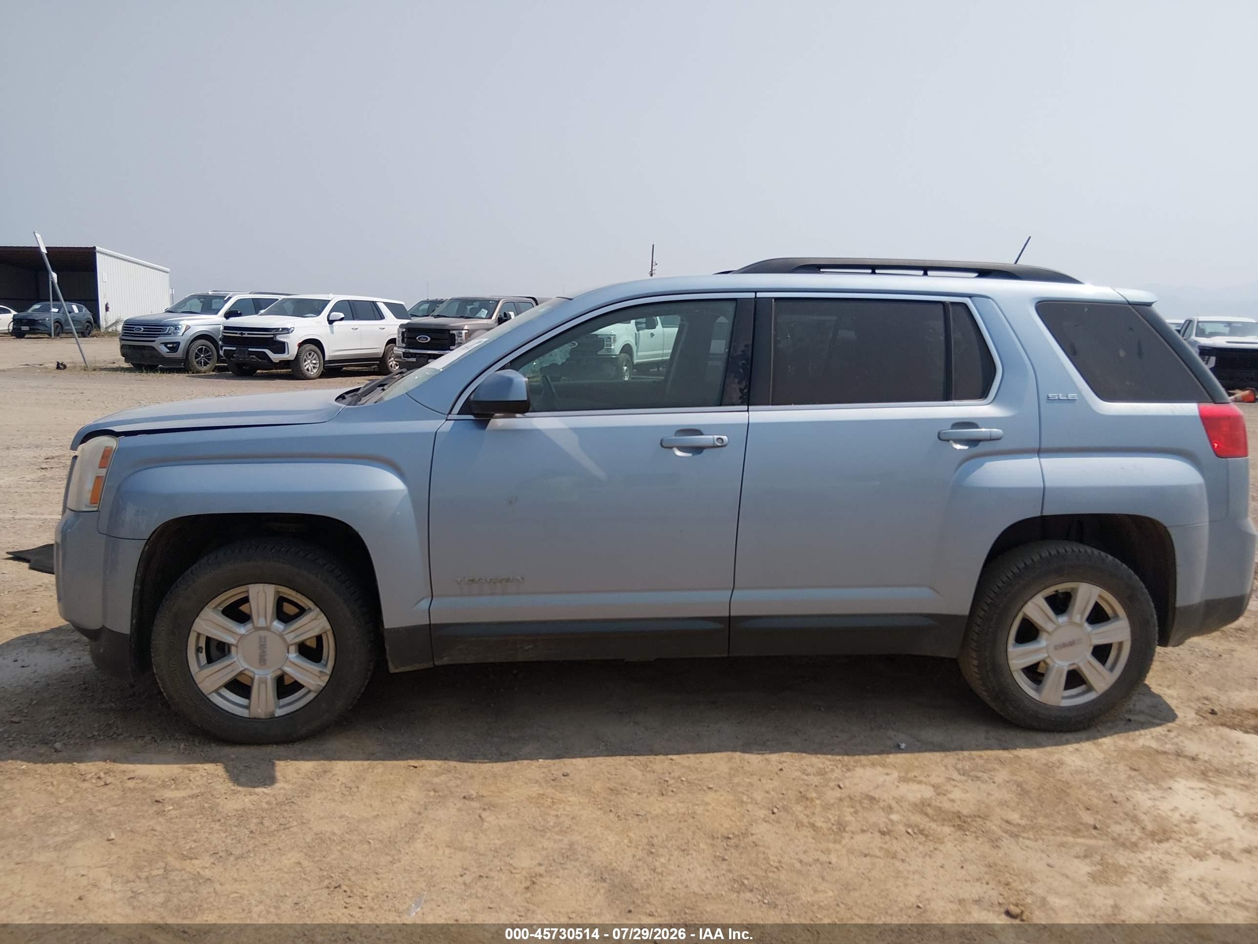 2014 Gmc Terrain Sle-2 Серебряный vin: 2GKFLWEK6E6206313