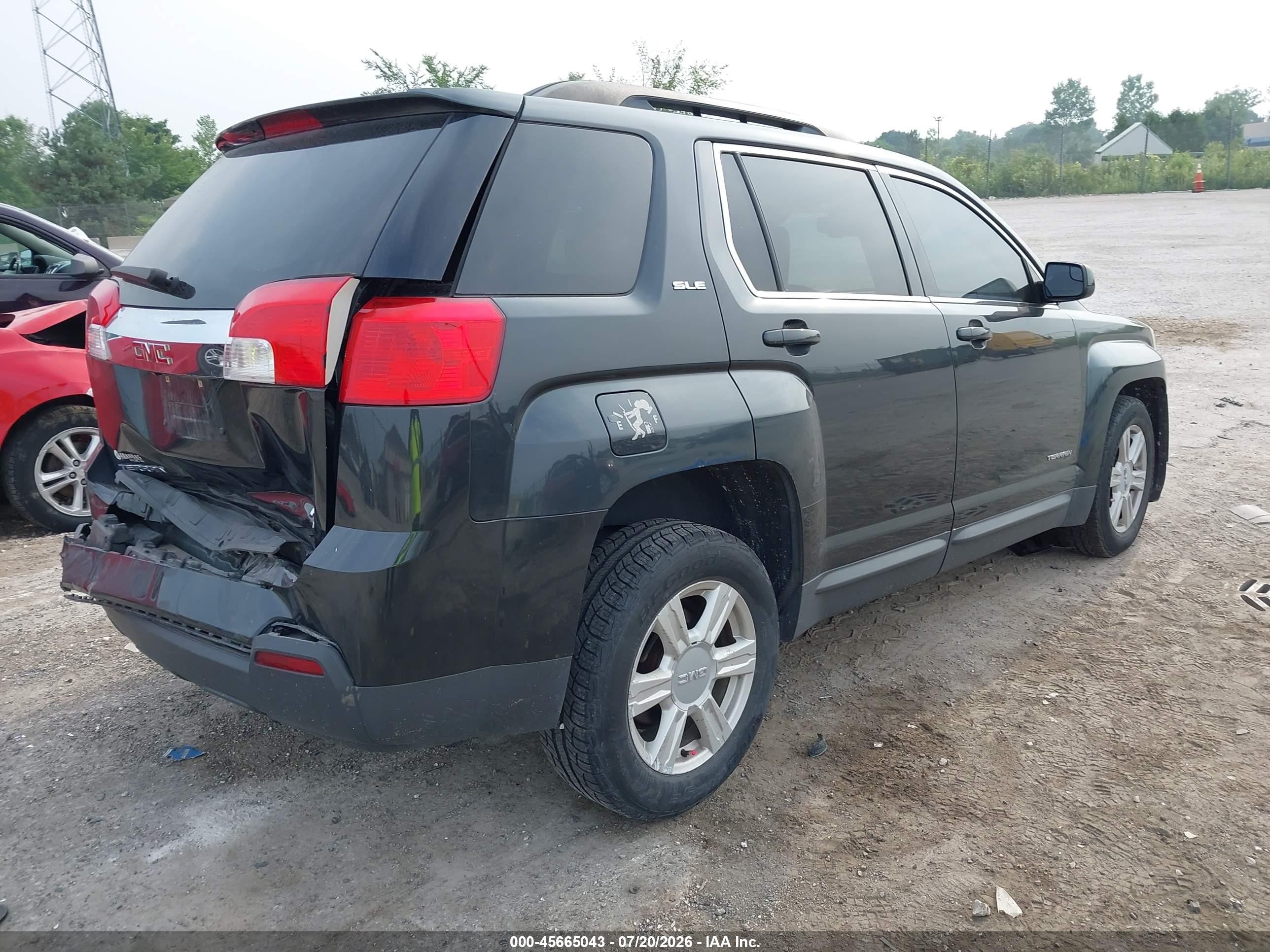 2014 Gmc Terrain Sle-2 Серый vin: 2GKFLWEK6E6288995