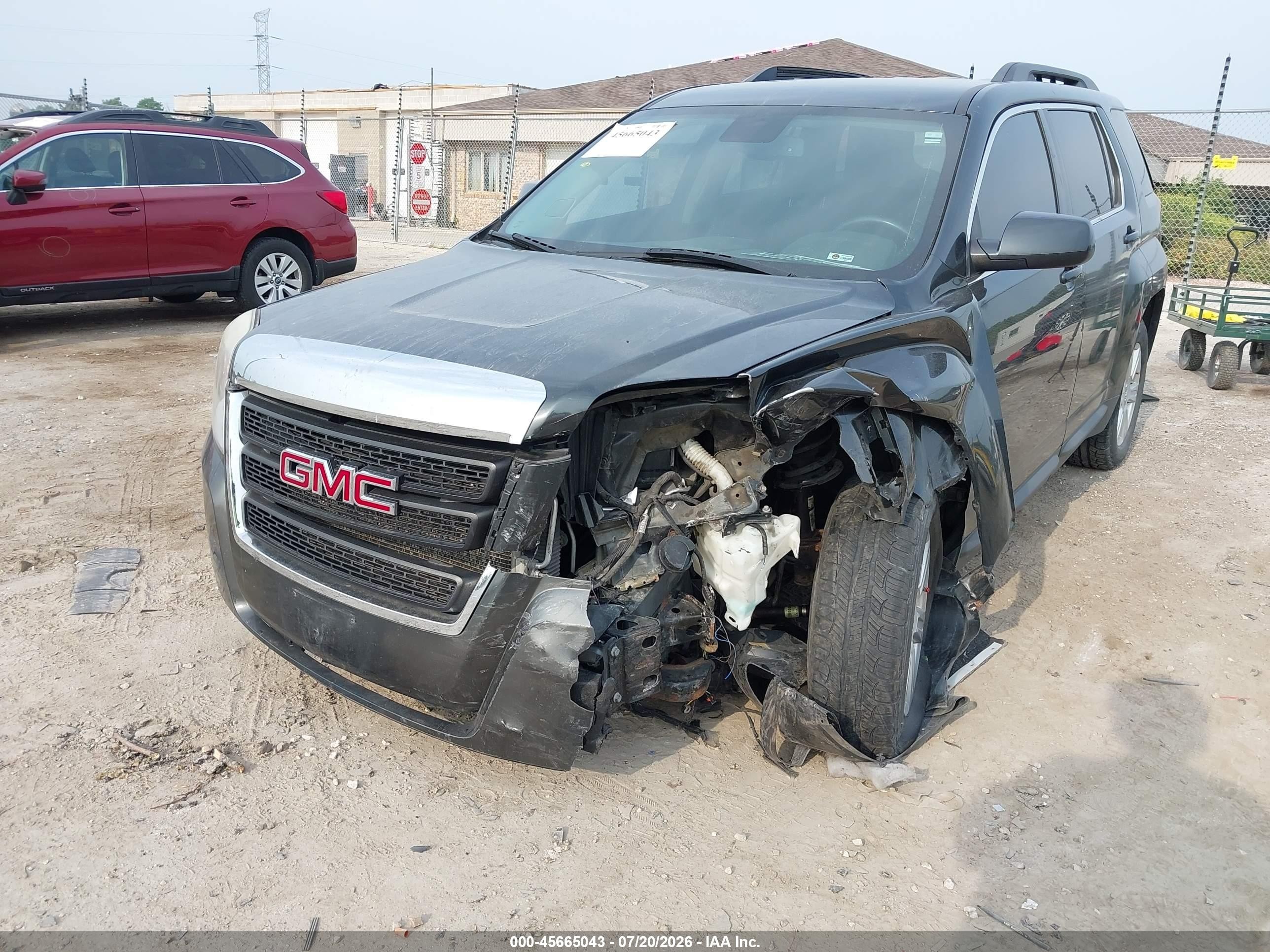 2014 Gmc Terrain Sle-2 Серый vin: 2GKFLWEK6E6288995