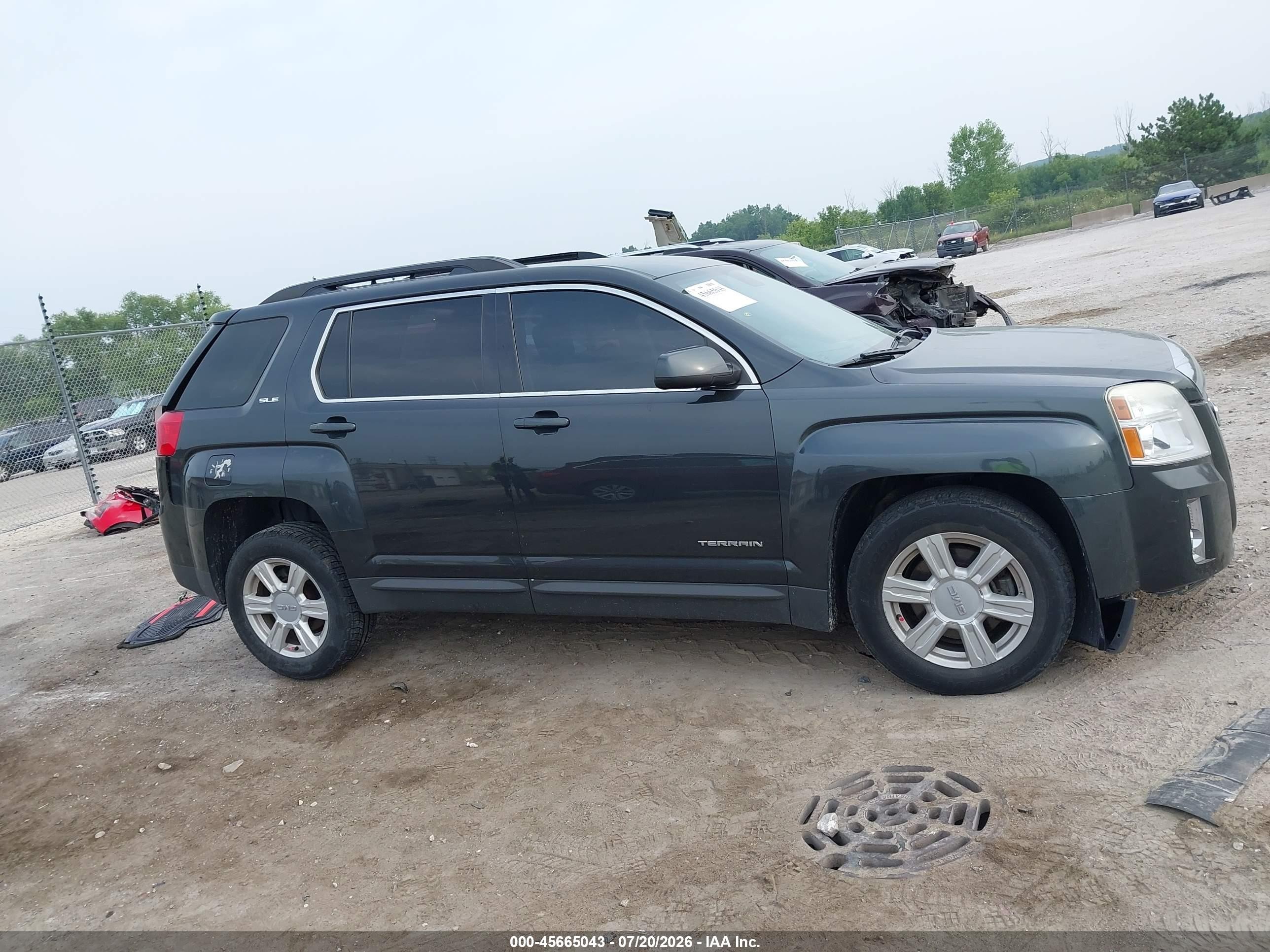 2014 Gmc Terrain Sle-2 Серый vin: 2GKFLWEK6E6288995