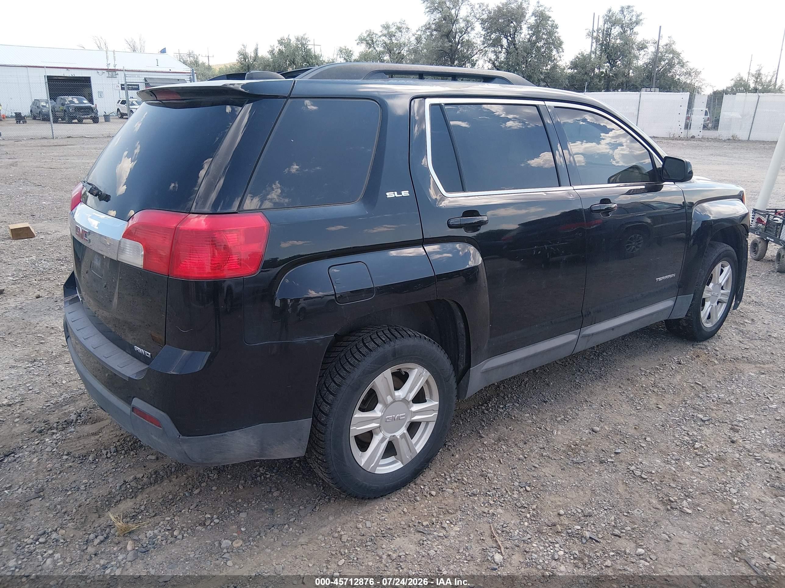 2015 Gmc Terrain Sle-2 Black vin: 2GKFLWEK6F6113647