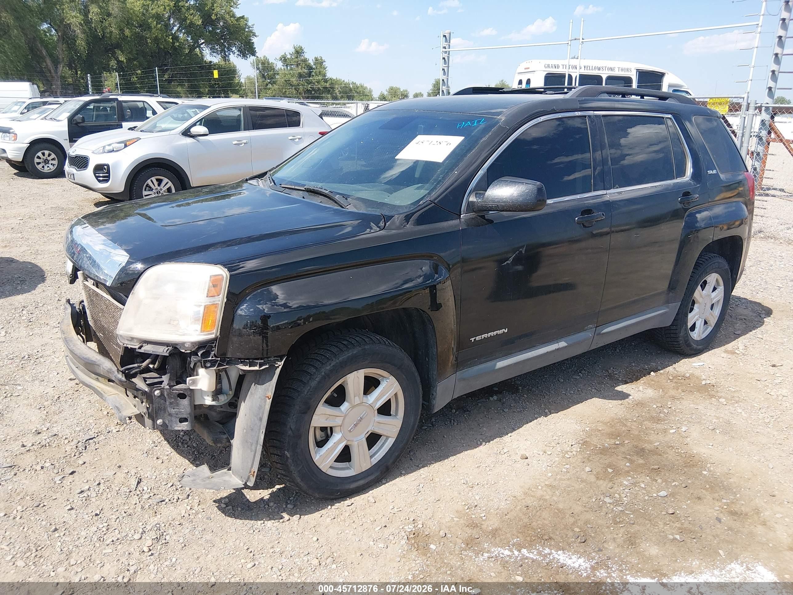 2015 Gmc Terrain Sle-2 Black vin: 2GKFLWEK6F6113647