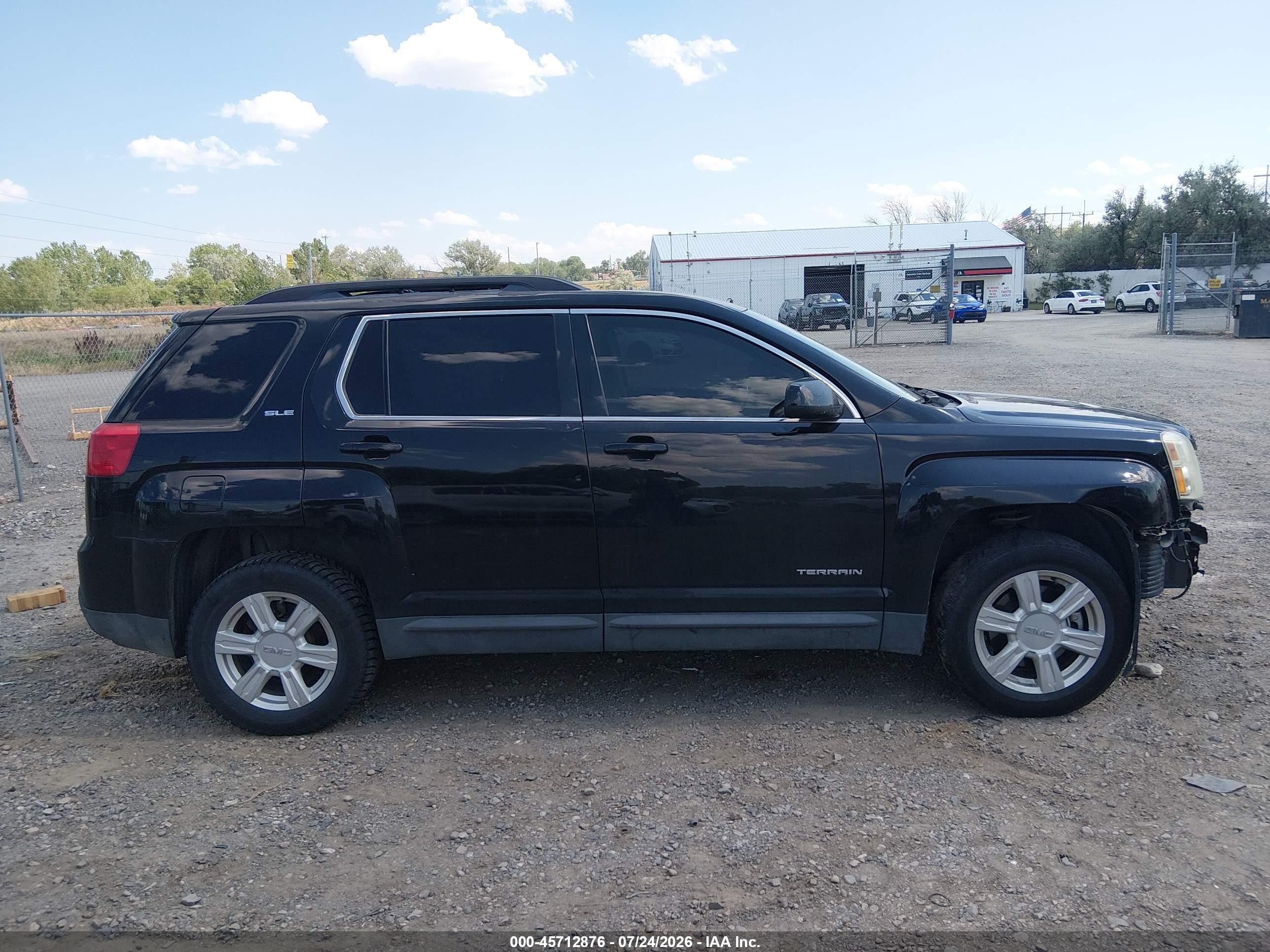 2015 Gmc Terrain Sle-2 Black vin: 2GKFLWEK6F6113647