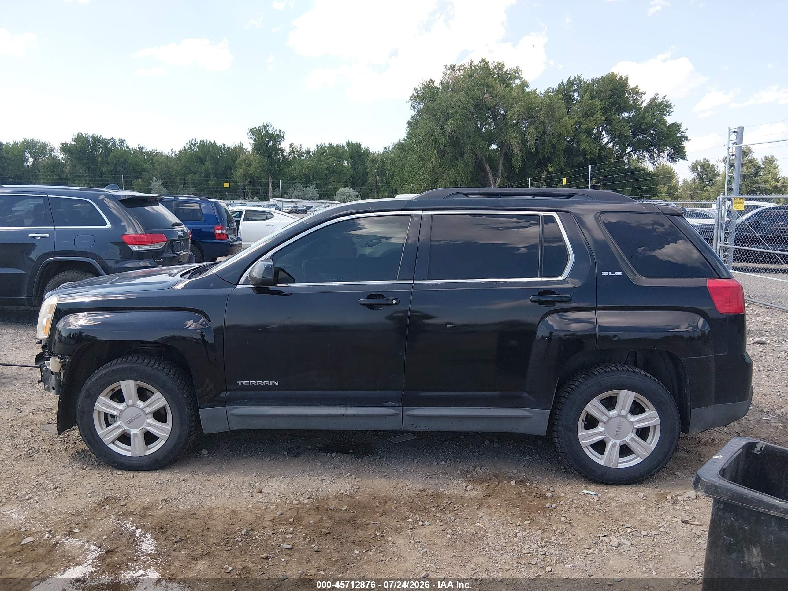 2015 Gmc Terrain Sle-2 Black vin: 2GKFLWEK6F6113647