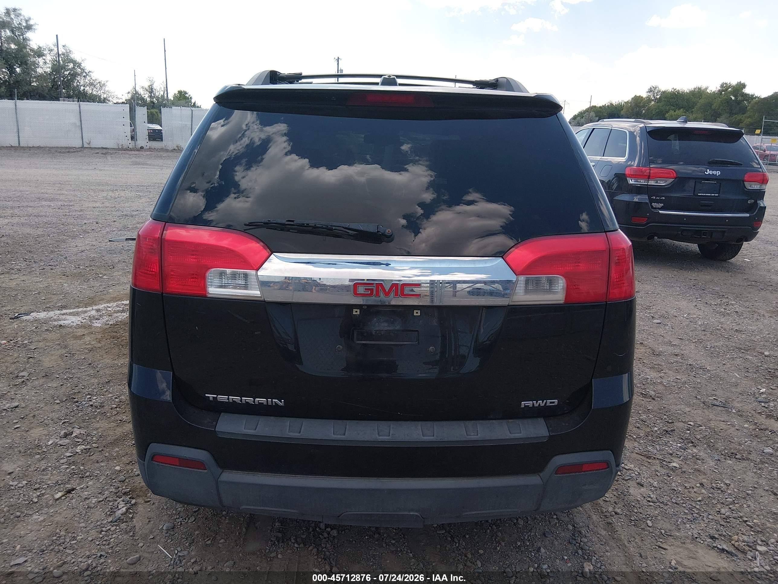 2015 Gmc Terrain Sle-2 Black vin: 2GKFLWEK6F6113647
