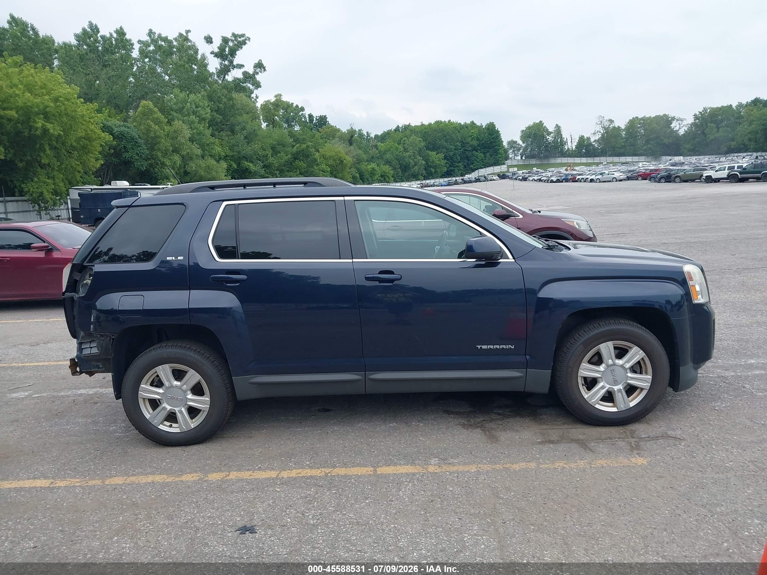 2015 Gmc Terrain Sle-2 Dark Blue vin: 2GKFLWEK6F6201226