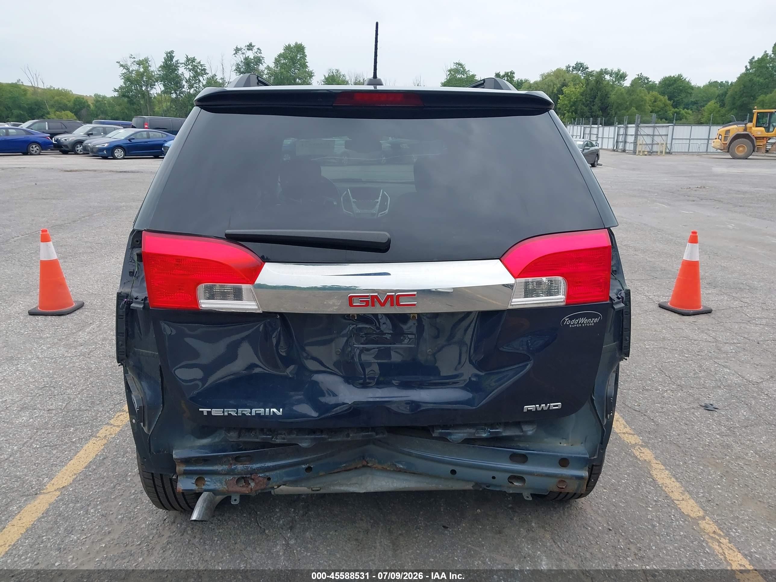 2015 Gmc Terrain Sle-2 Dark Blue vin: 2GKFLWEK6F6201226
