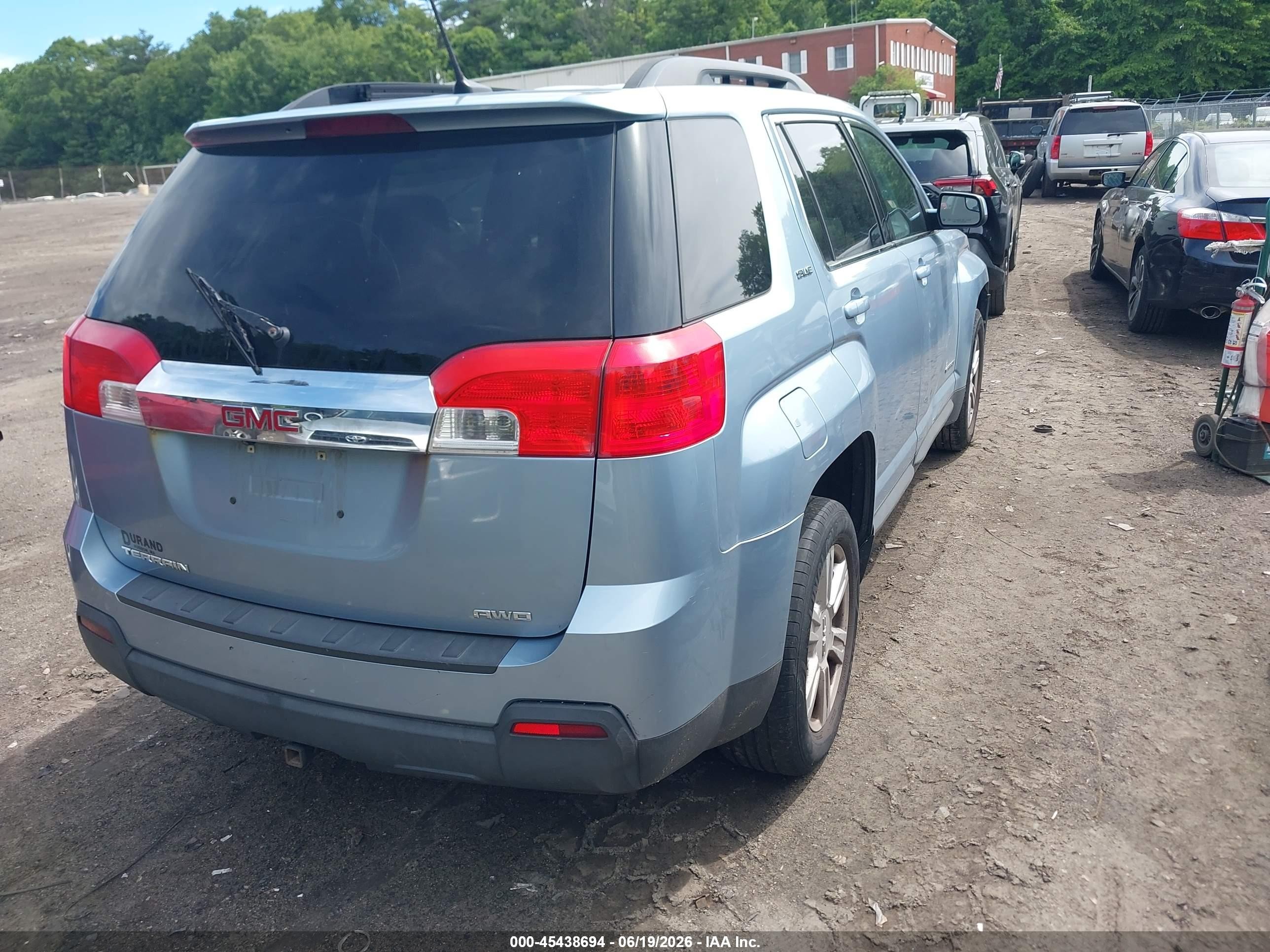 2014 Gmc Terrain Sle-2 Blue vin: 2GKFLWEK7E6146025