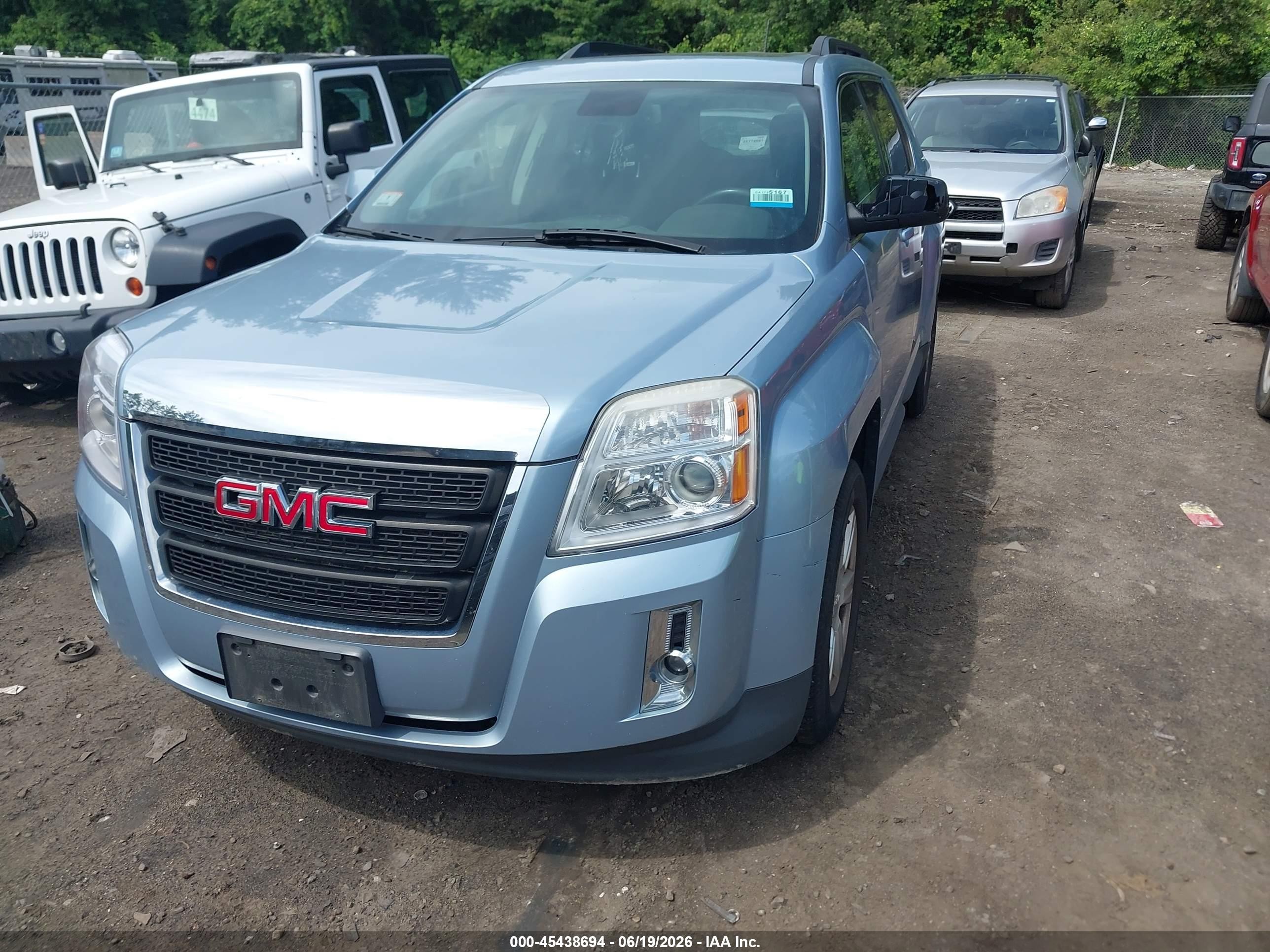 2014 Gmc Terrain Sle-2 Blue vin: 2GKFLWEK7E6146025
