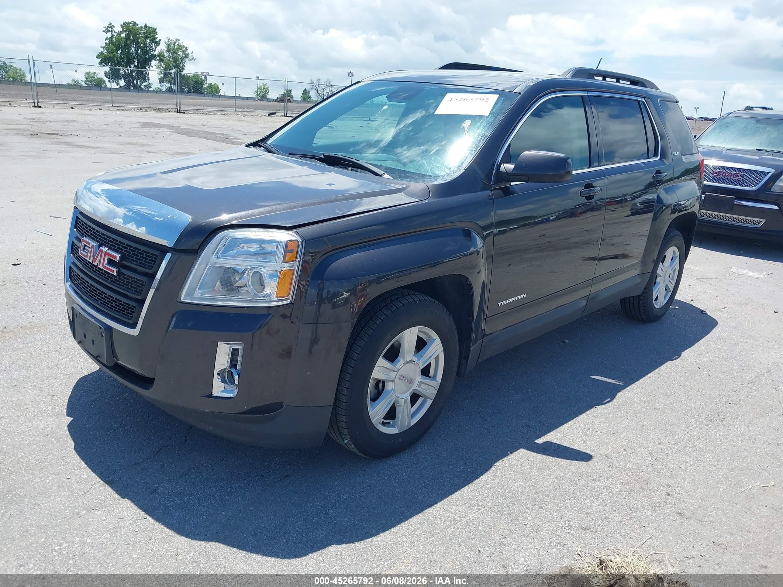 2014 Gmc Terrain Sle-2 Gray vin: 2GKFLWEK7E6299598