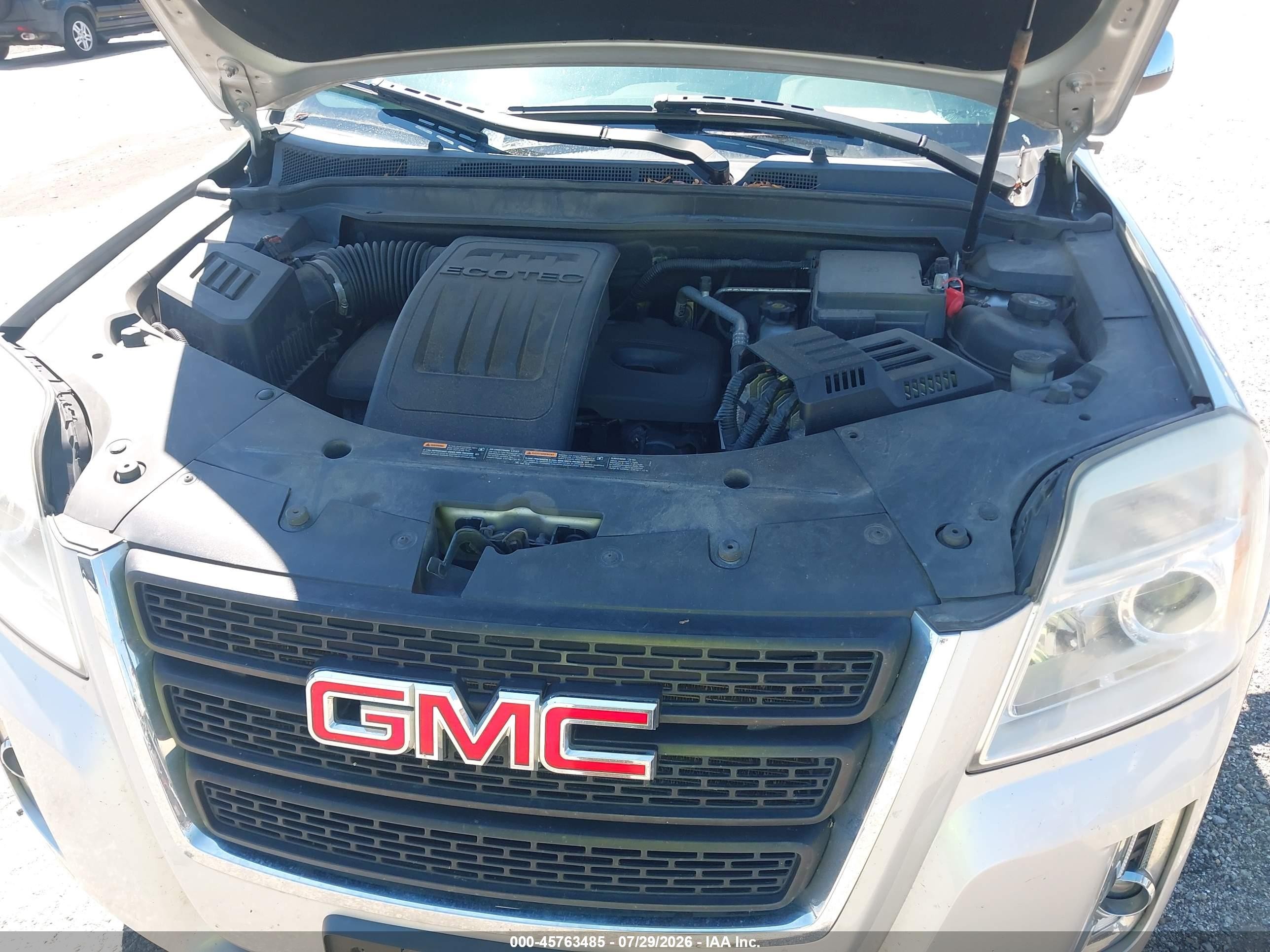 2014 Gmc Terrain Sle-2 Silver vin: 2GKFLWEK7E6369083