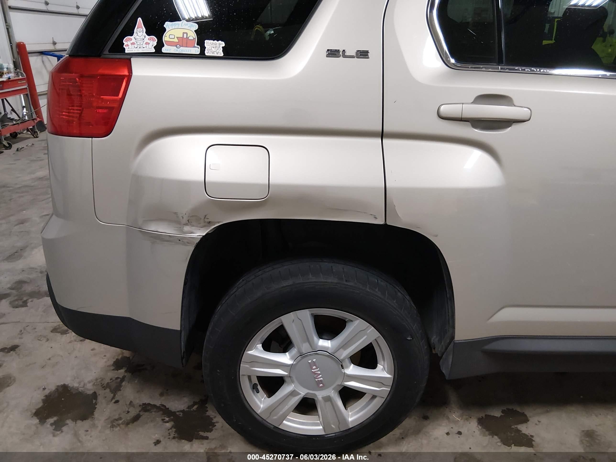 2015 Gmc Terrain Sle-2 Tan vin: 2GKFLWEK7F6208007