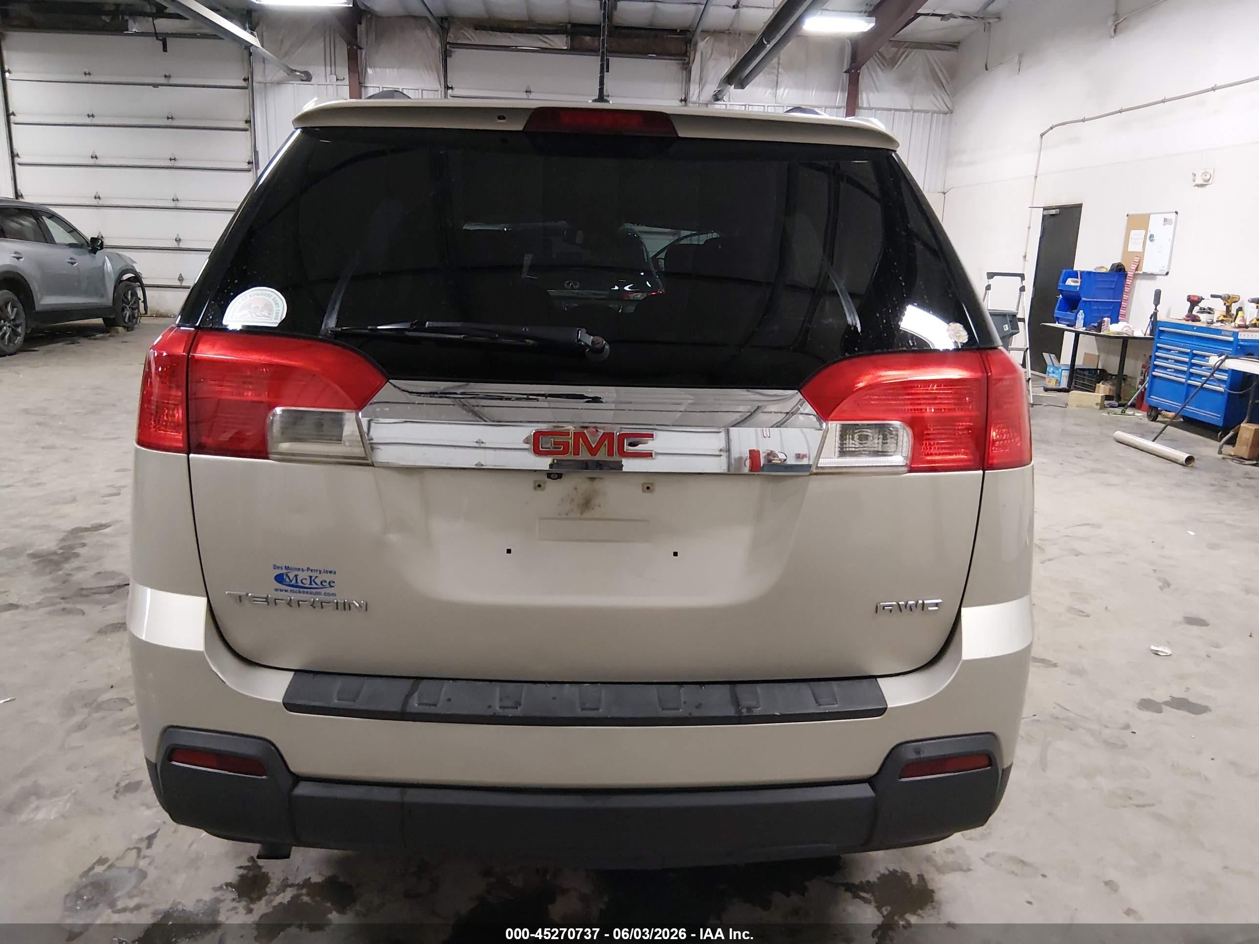 2015 Gmc Terrain Sle-2 Tan vin: 2GKFLWEK7F6208007