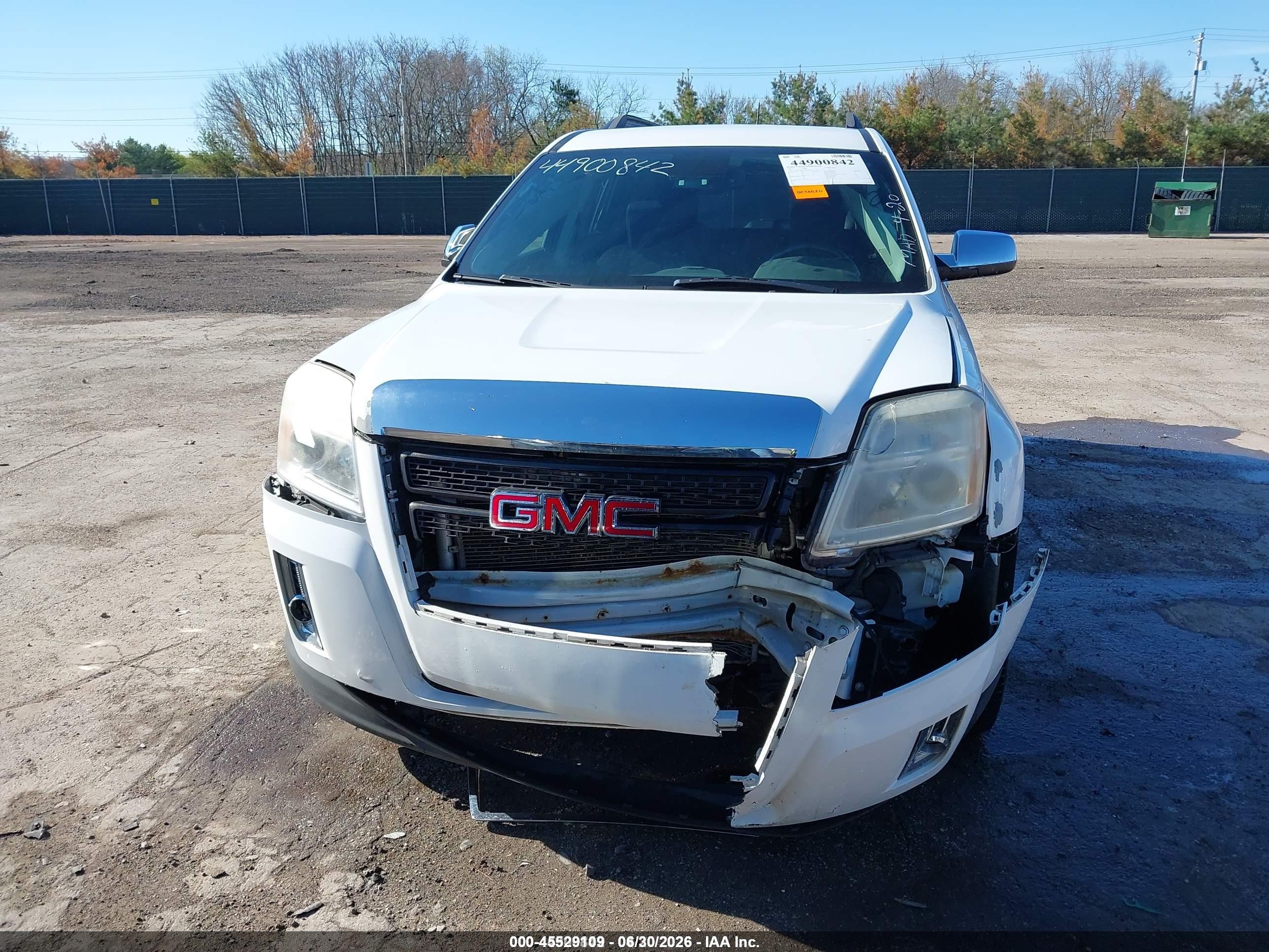 2015 Gmc Terrain Sle-2 White vin: 2GKFLWEK7F6213384