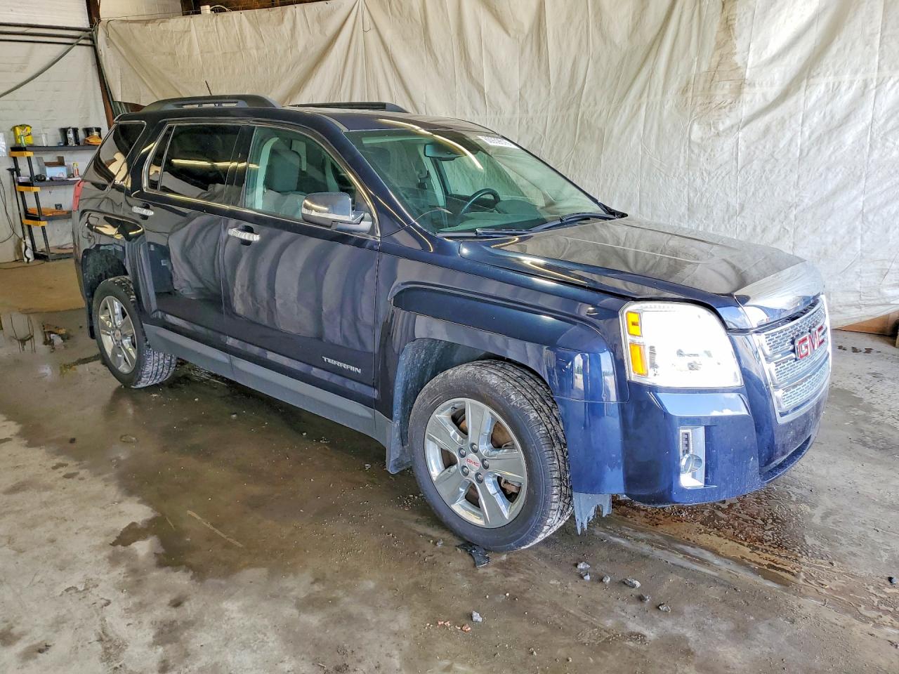 2015 Gmc Terrain Sle Blue vin: 2GKFLWEK7F6251407