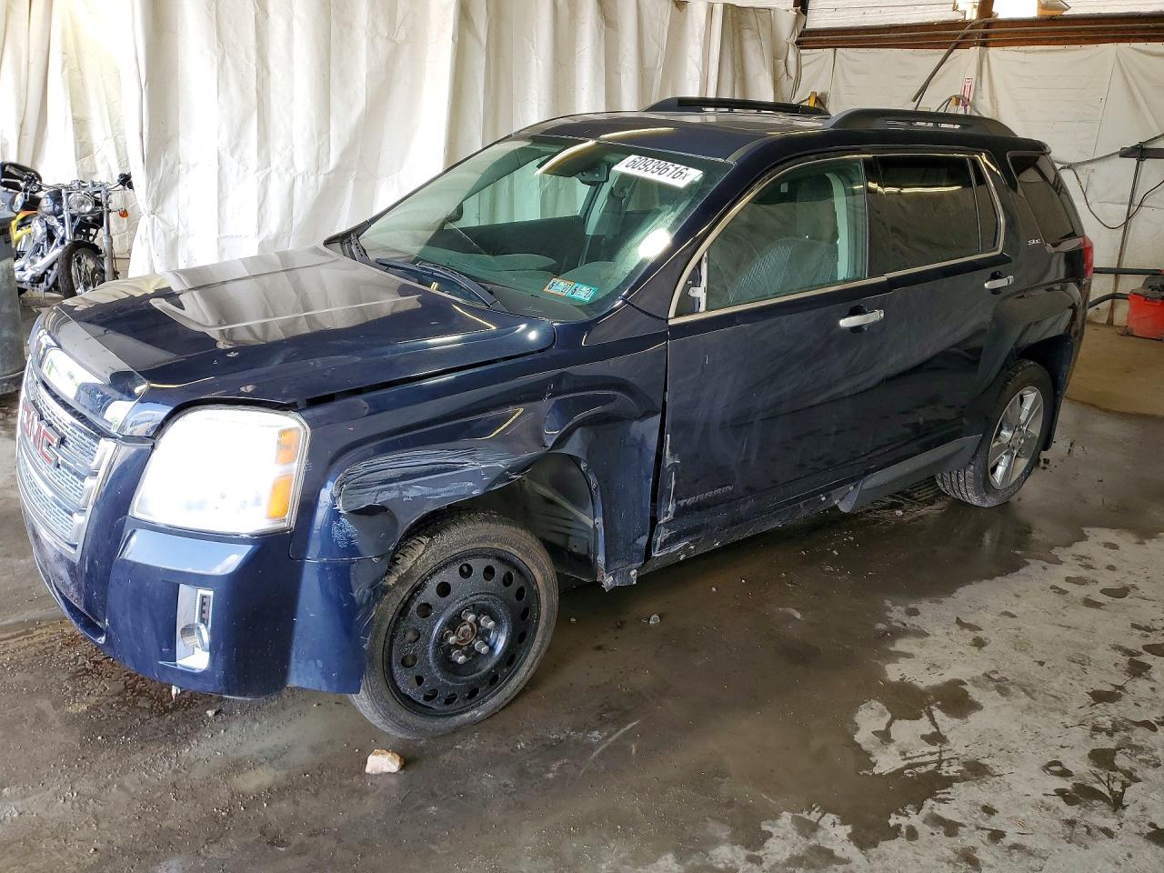 2015 Gmc Terrain Sle Blue vin: 2GKFLWEK7F6251407