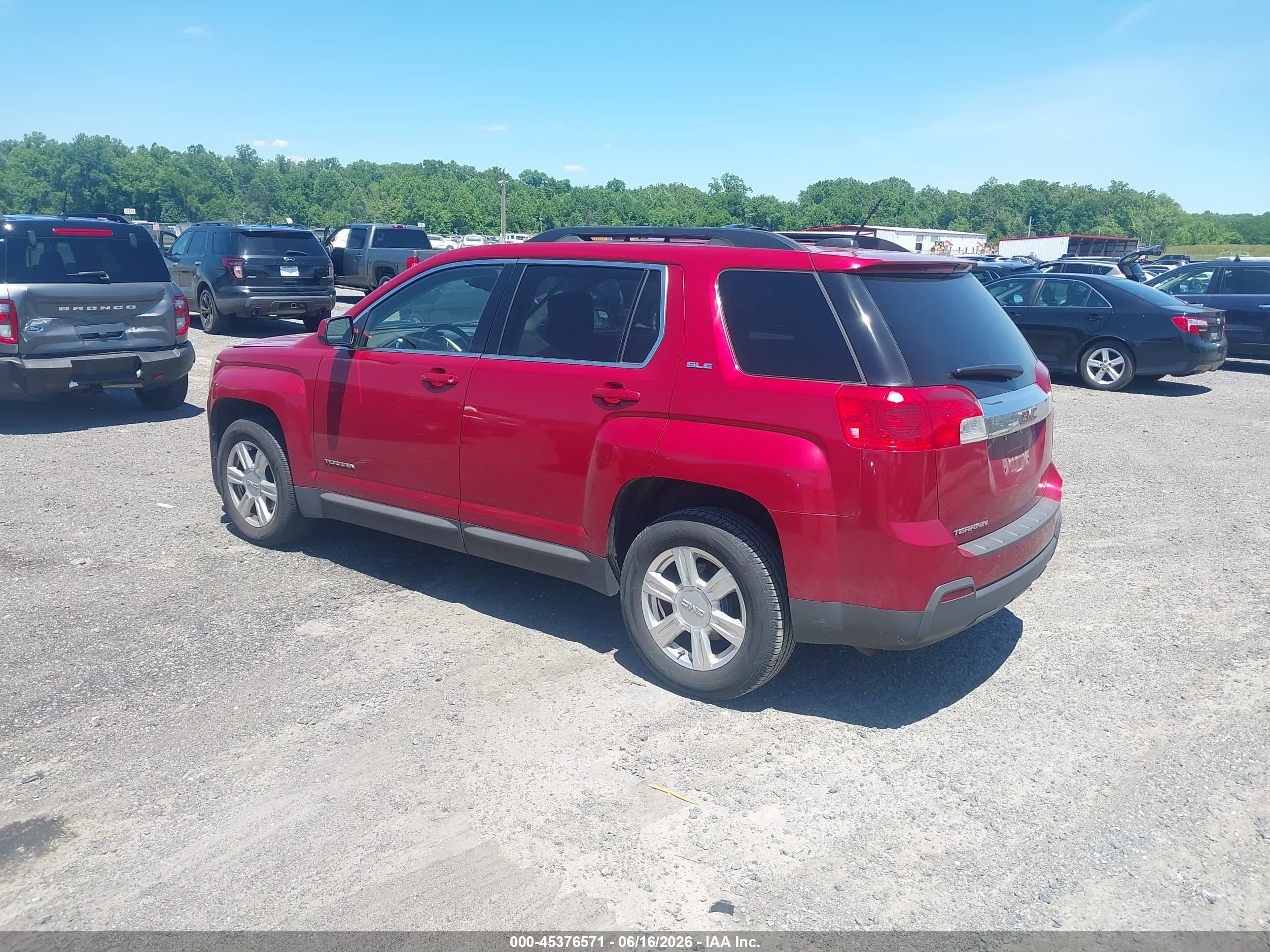 2015 Gmc Terrain Sle-2 Красный vin: 2GKFLWEK7F6304090