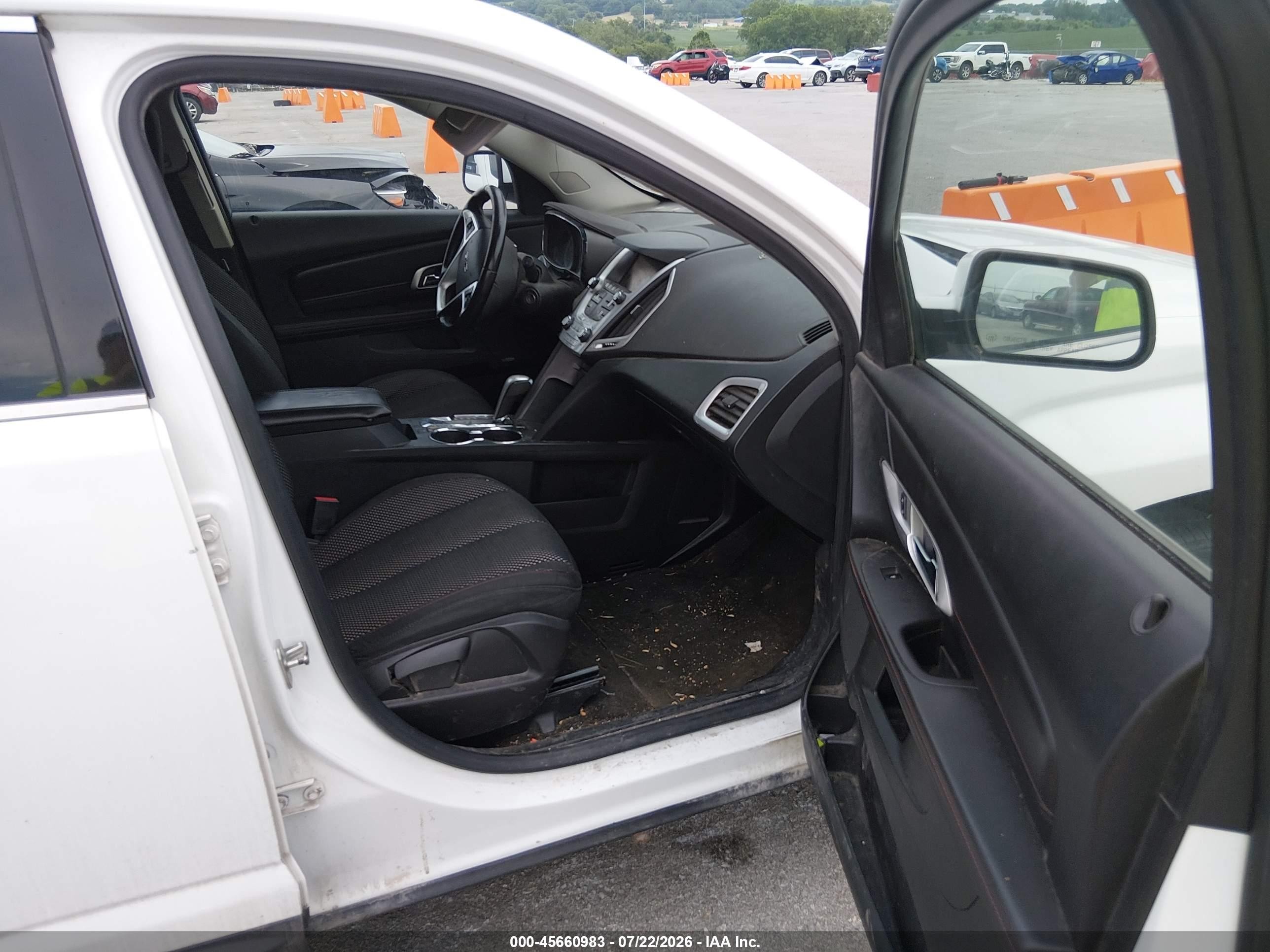 2015 Gmc Terrain Sle-2 White vin: 2GKFLWEK7F6347893