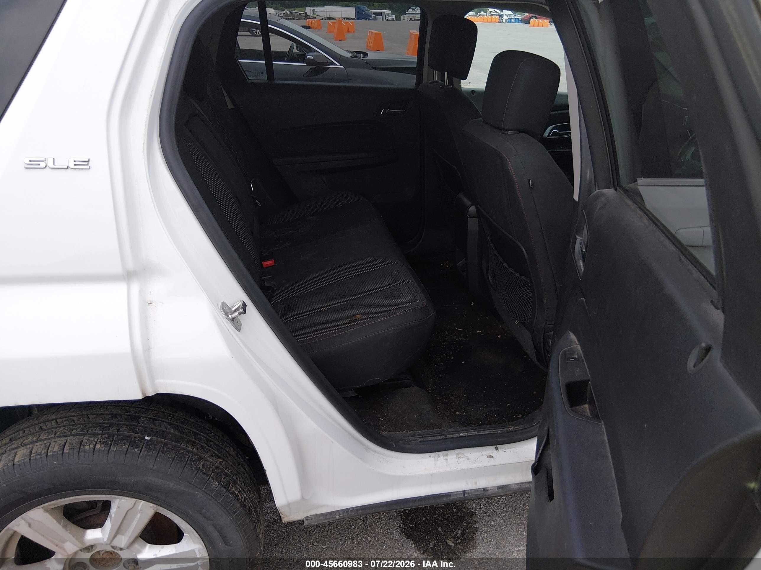 2015 Gmc Terrain Sle-2 White vin: 2GKFLWEK7F6347893